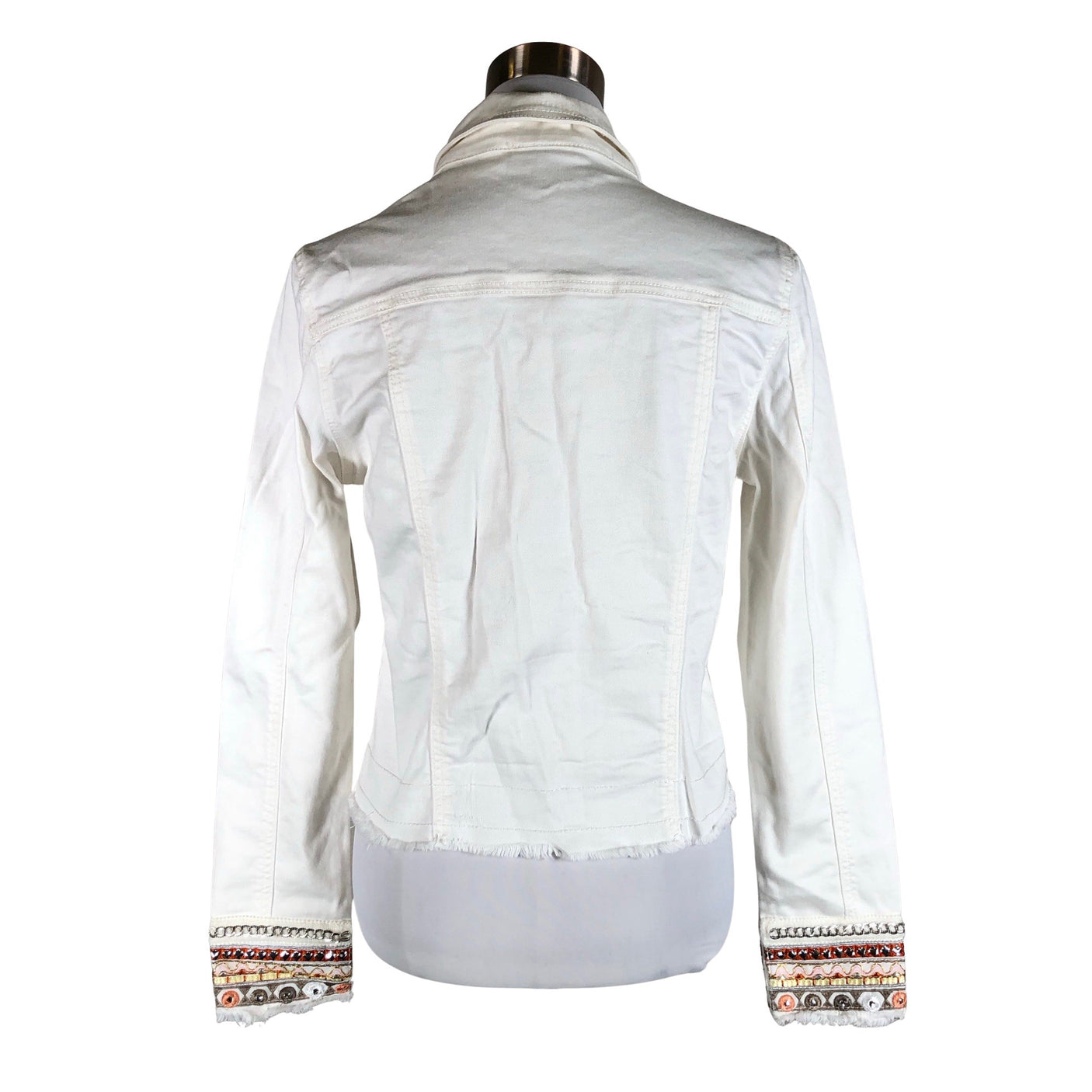 Unisex Esqualo - Denim jacket, size 40 - White (2)