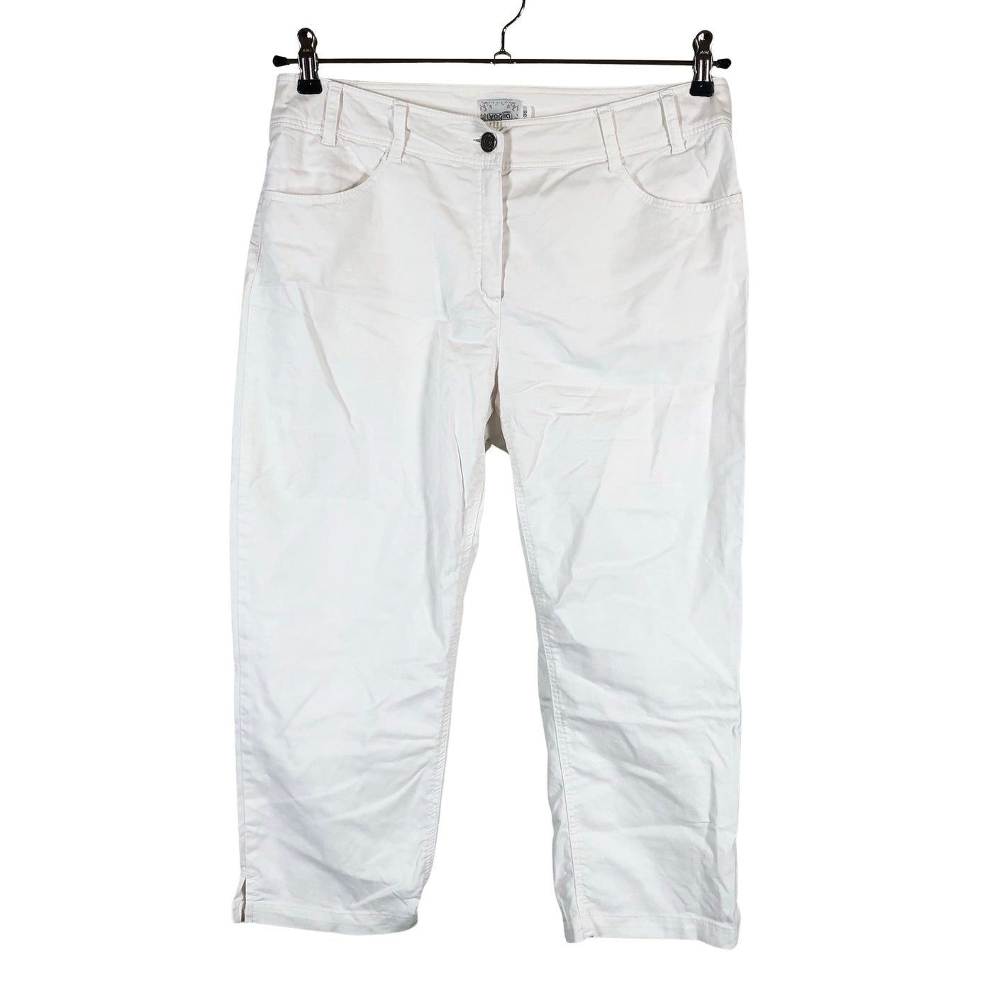 Unisex Voglia - Capri pants, size 38 - White (1)