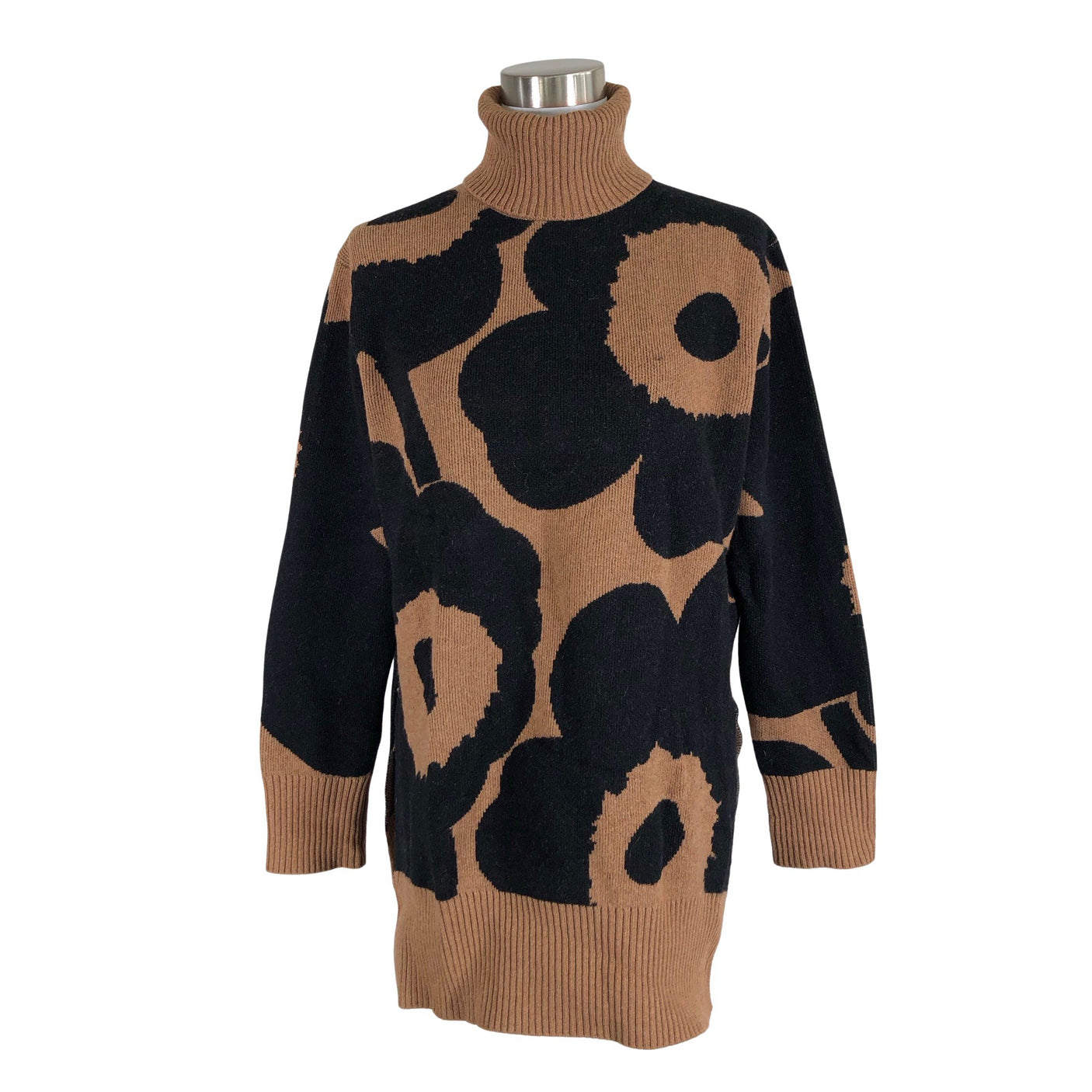 Unisex Marimekko - Knit tunic, size 36 - Brown (1)