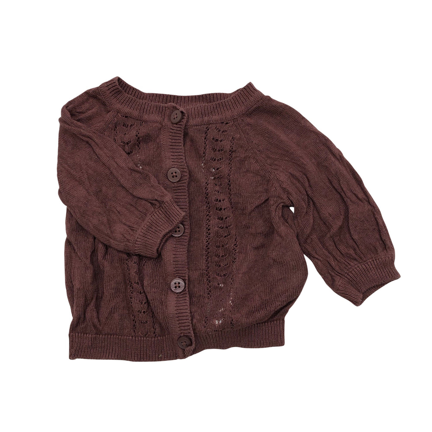 Unisex Name It - Cardigan, size 44 - 50 - Wine red (1)