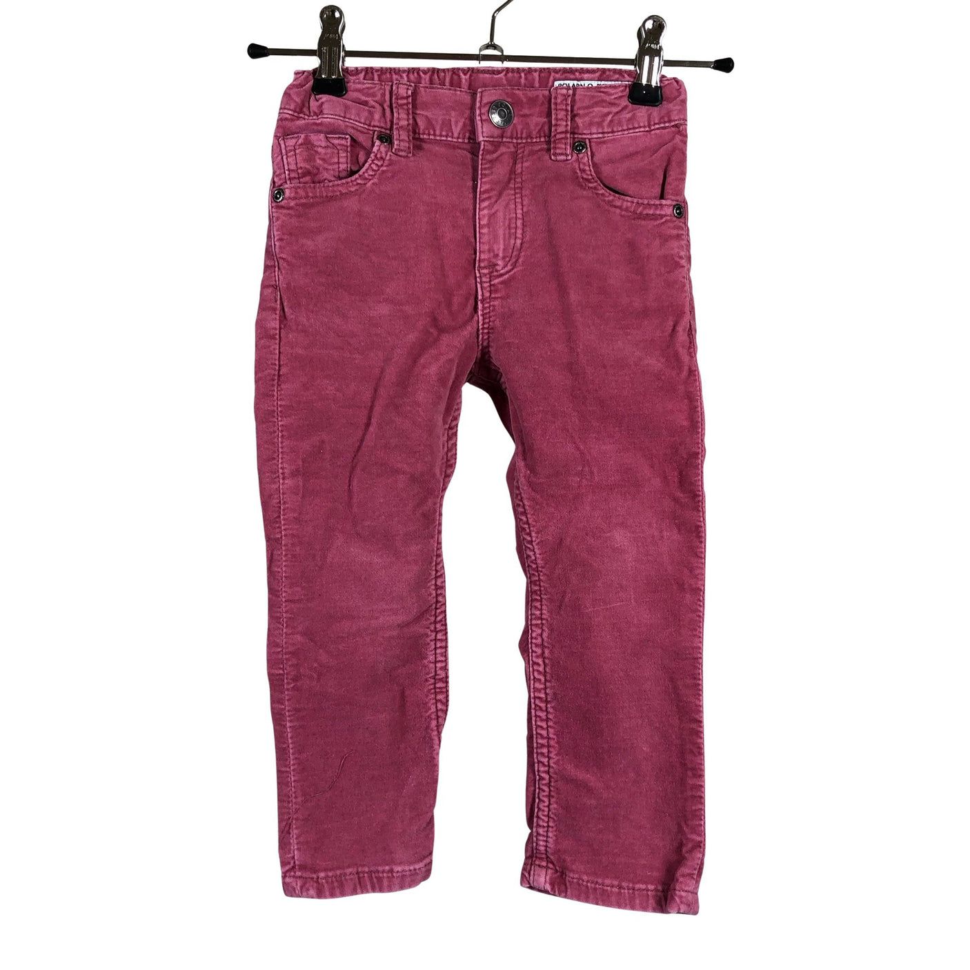 Unisex Polarn O. Pyret - Velvet pants, size 86 - 92 - Pink (1)