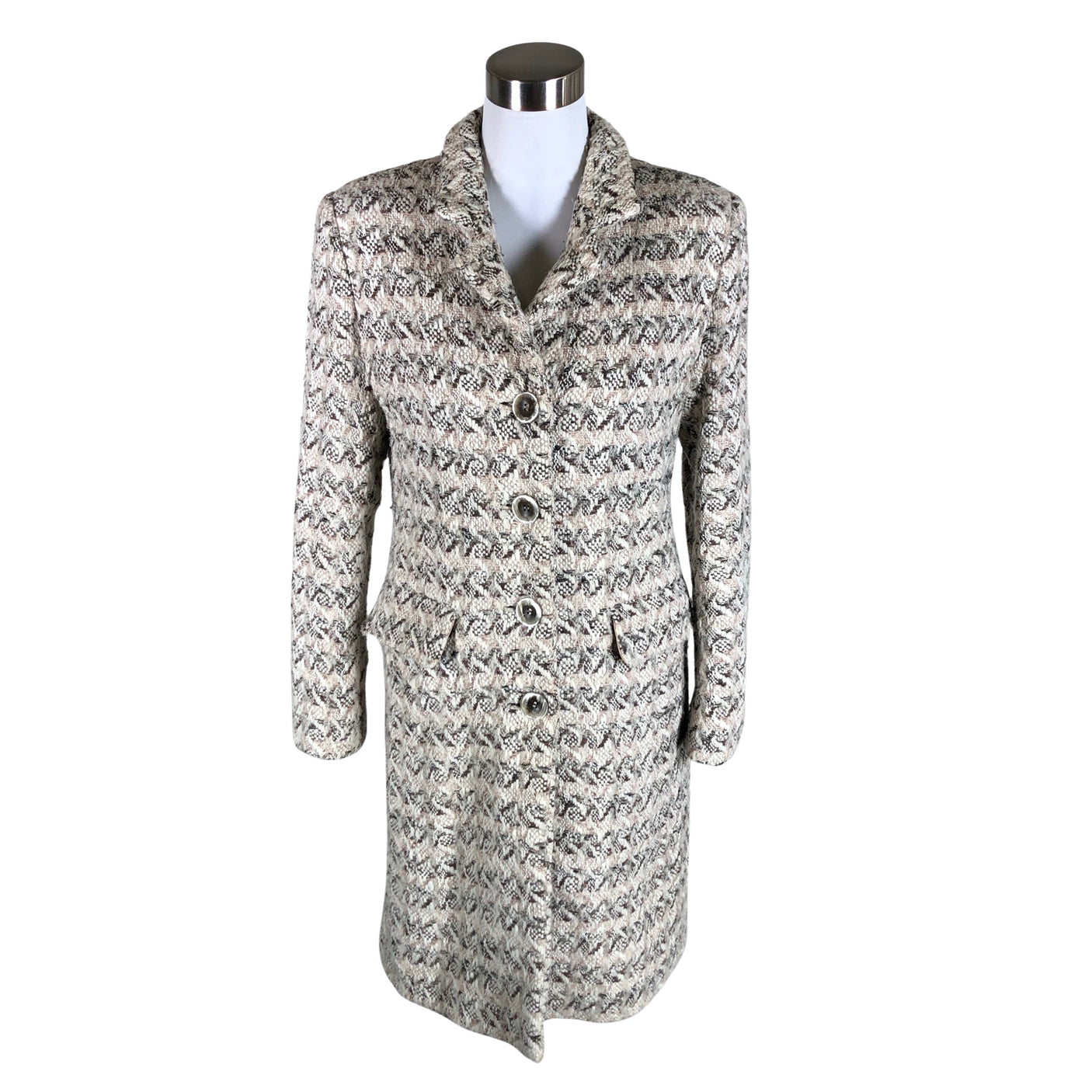 Unisex Ulman&Studio - Wool coat, size 38 - Beige (1)