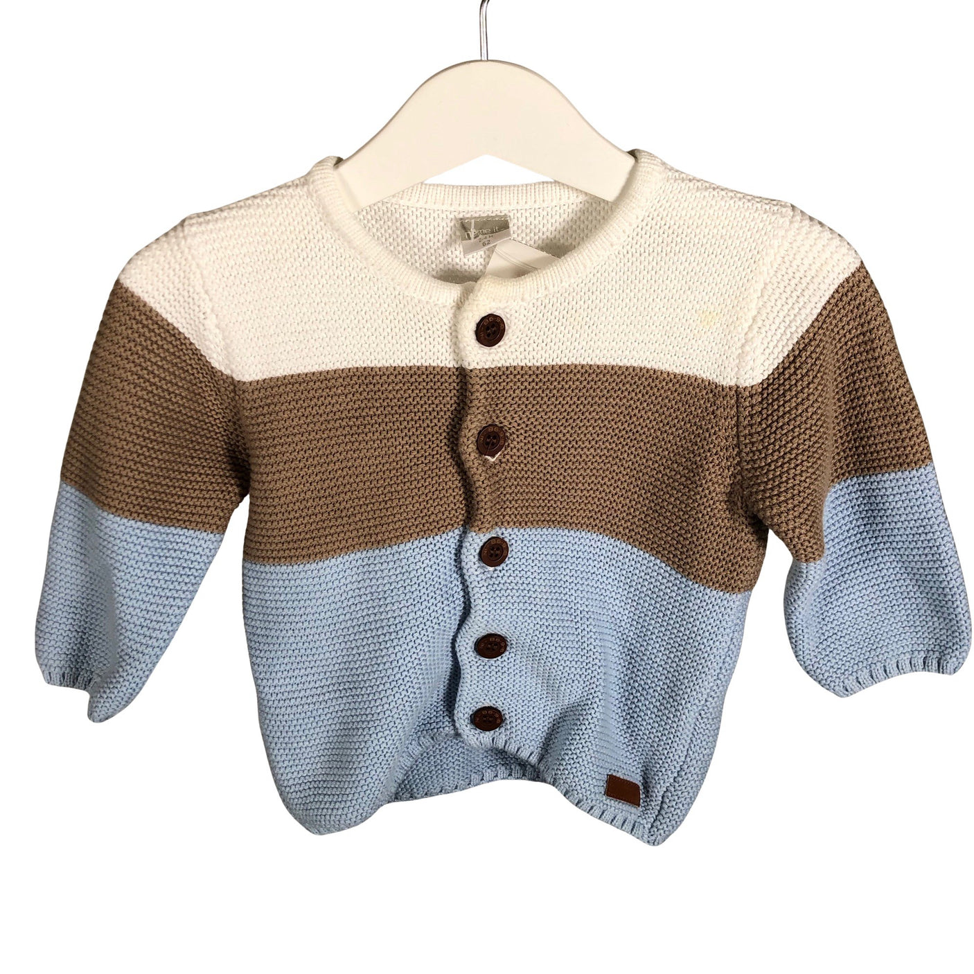 Unisex Name It - Cardigan, size 56 - 62 - Light blue (1)