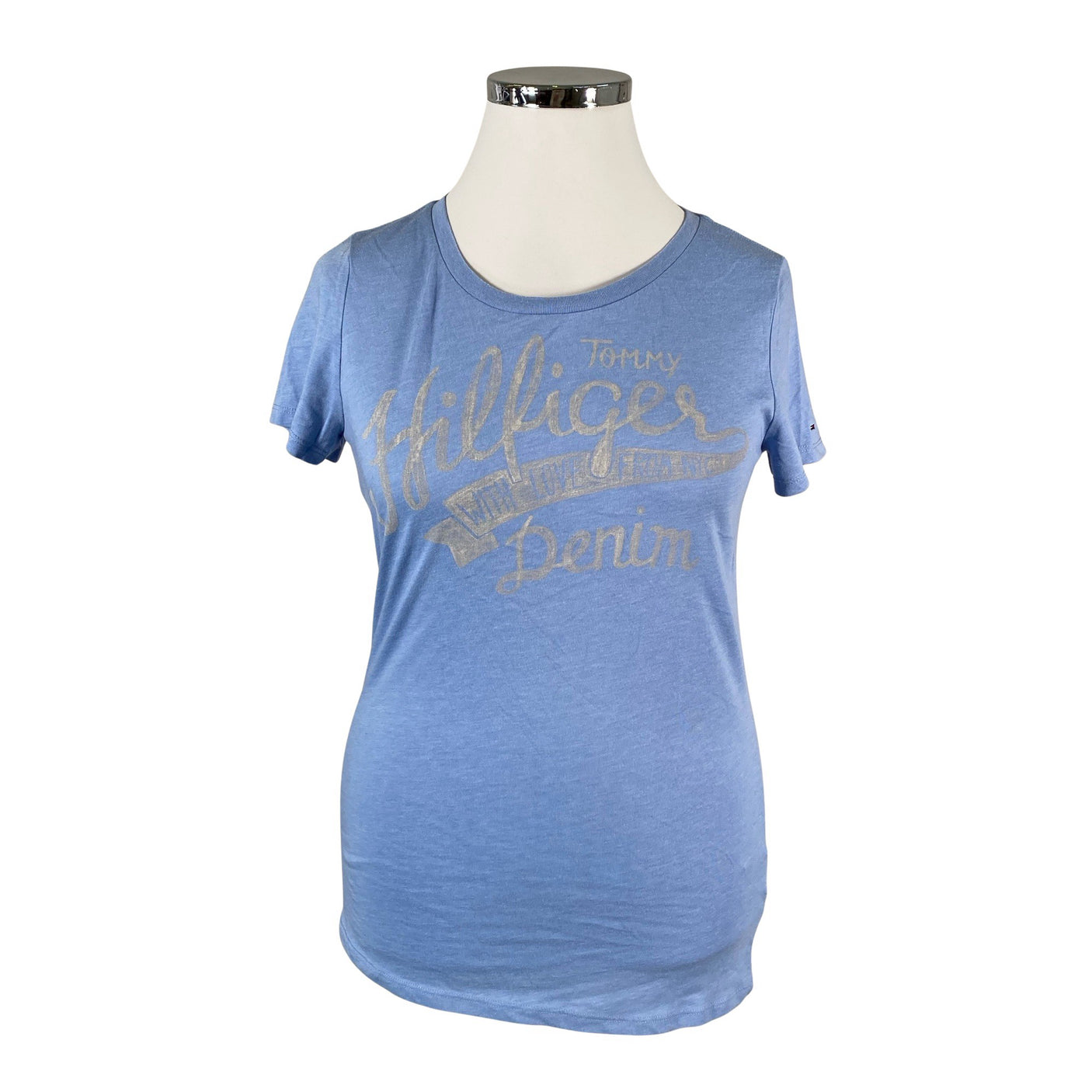 Unisex Tommy Hilfiger - T-shirt, size 42 - Light blue (1)
