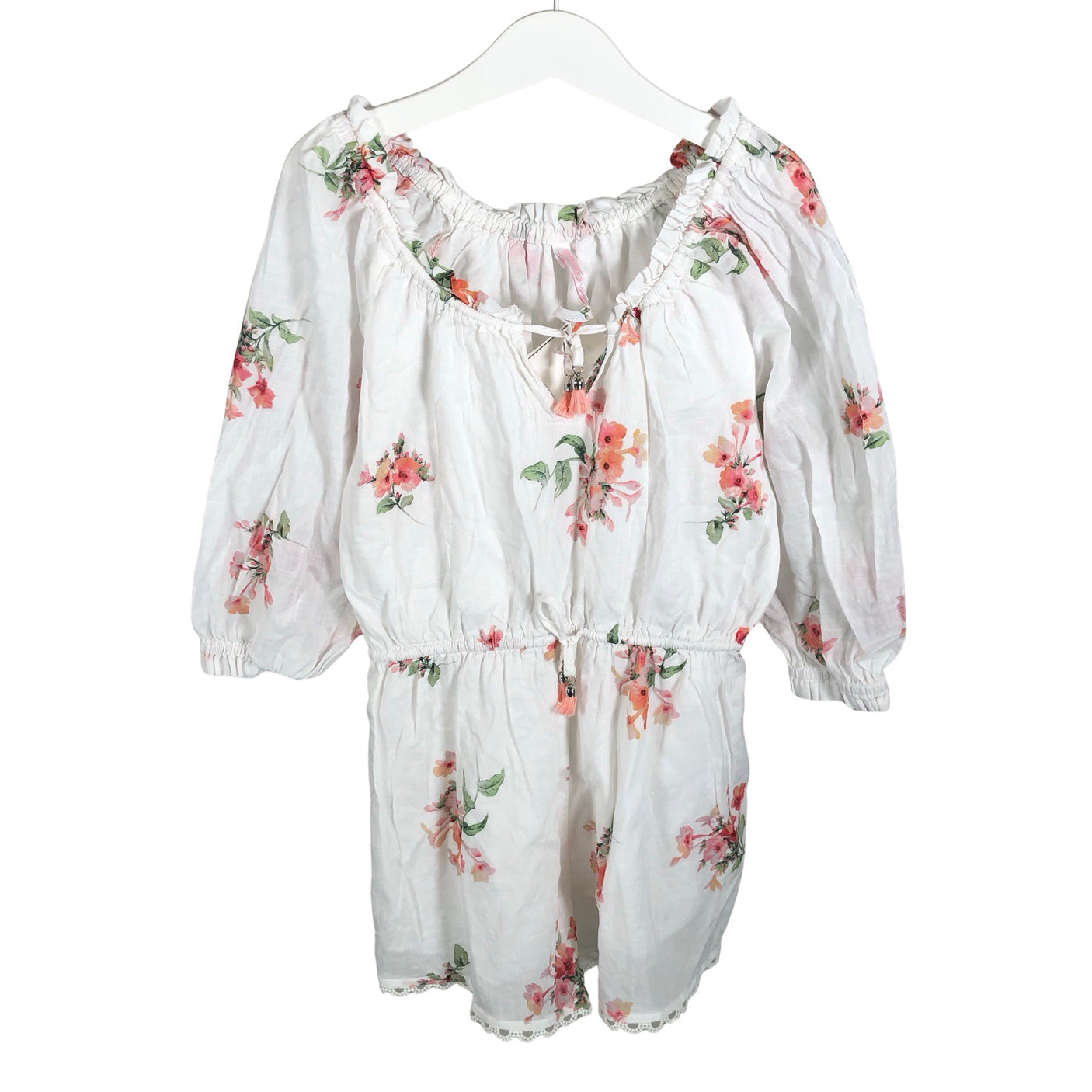 Unisex Zimmermann - Short overalls, size 122 - 128 - White (1)