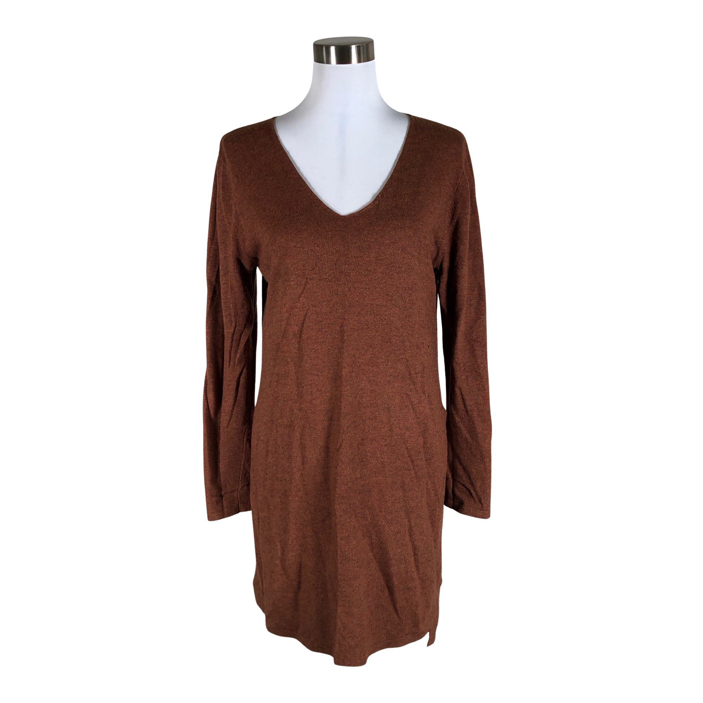 Unisex Next - Knit tunic, size 36 - Brown (1)