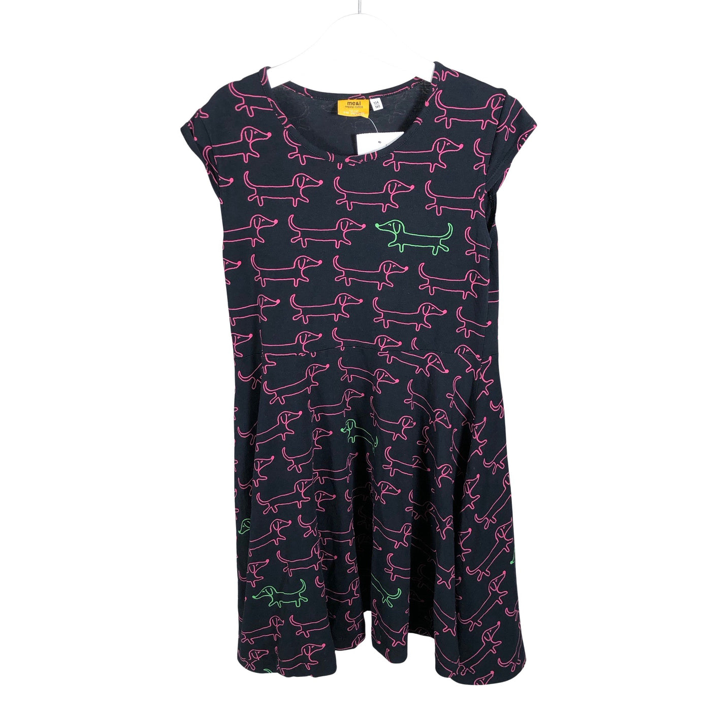 Unisex me&i - Tricot dress, size 134 - 140 - Black (1)