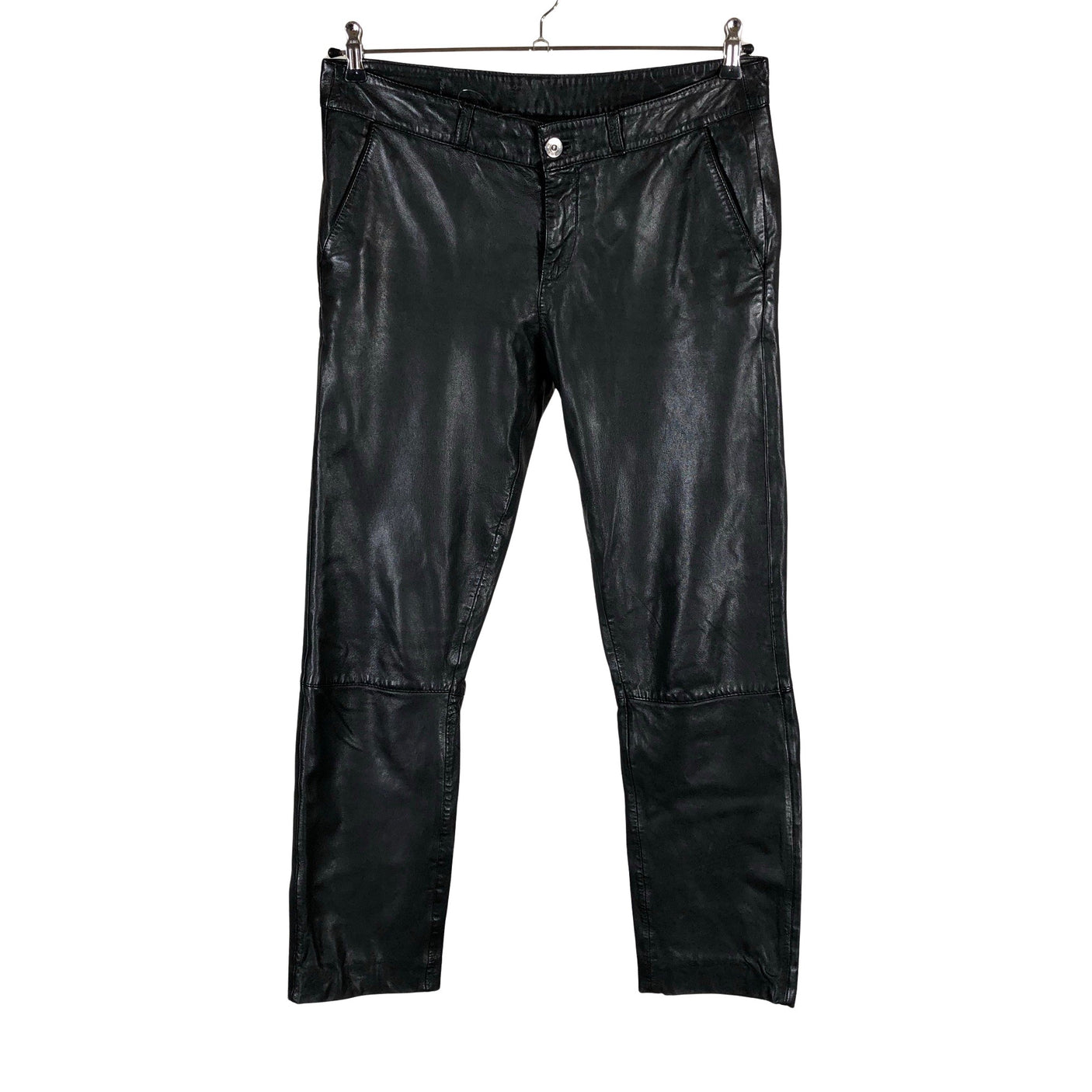 Unisex Ouì - Leather pants, size 38 - Black (1)