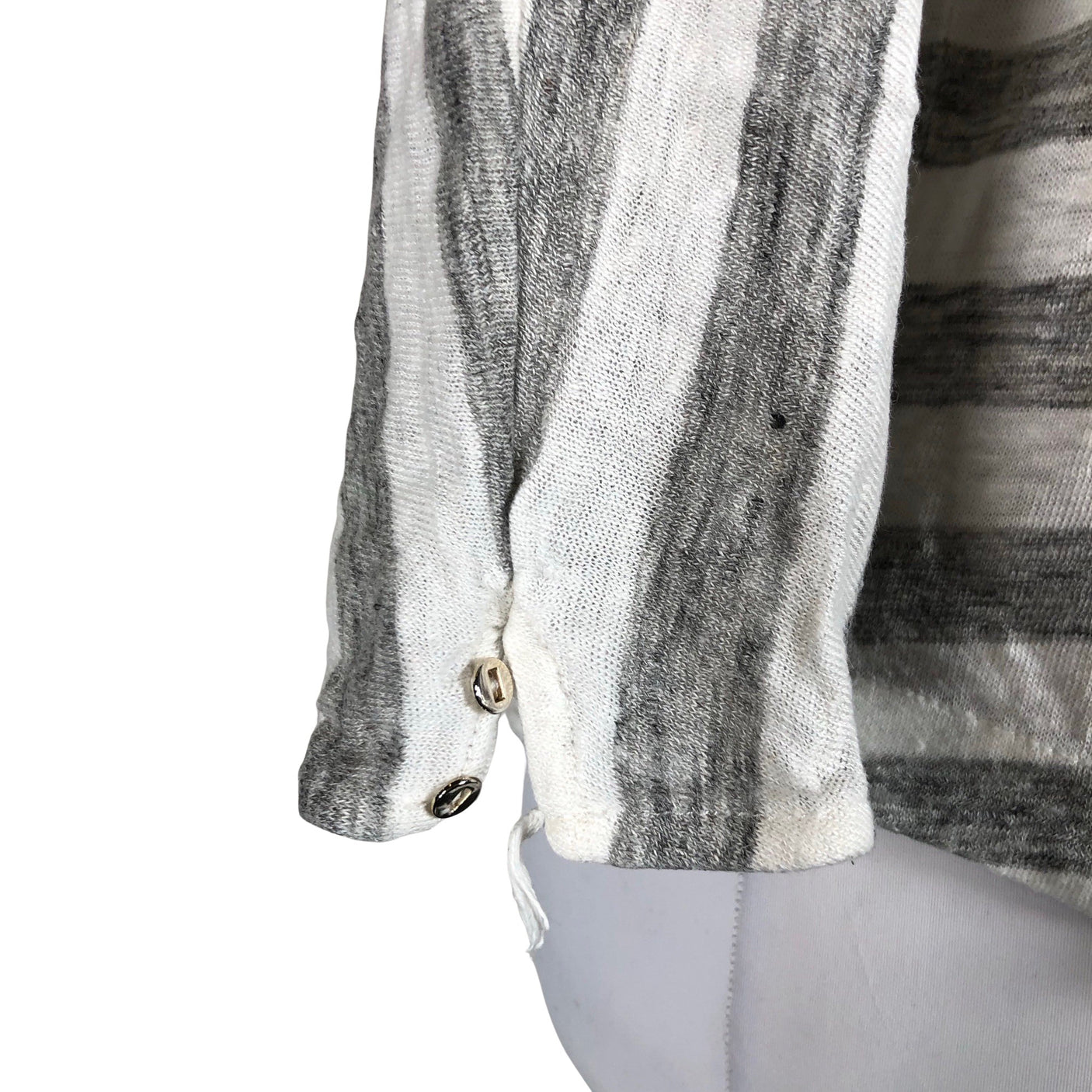 Unisex Massimo Dutti - Tricot shirt, size 36 - Gray (2)