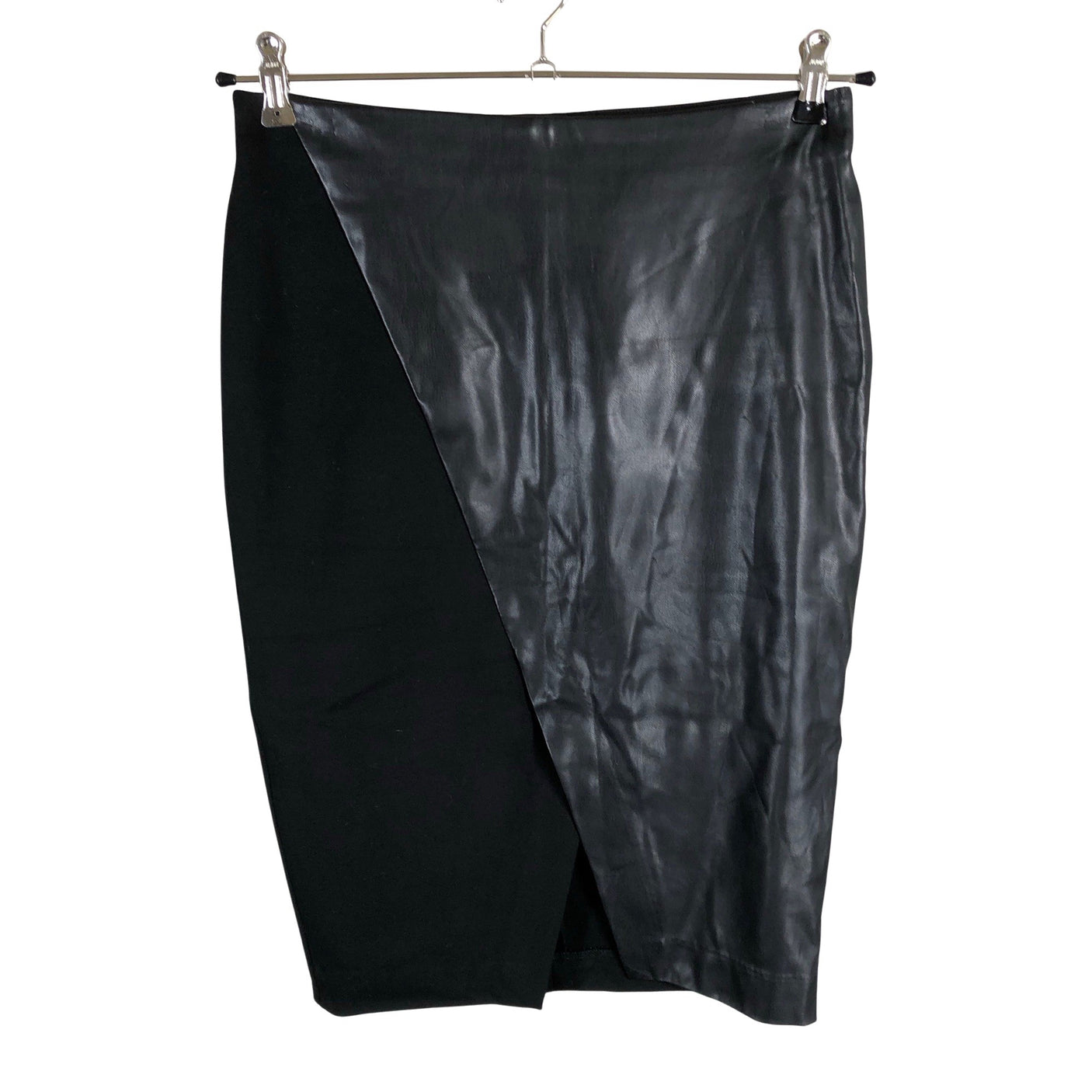 Unisex Lindex - Leather skirt, size 36 - Black (1)