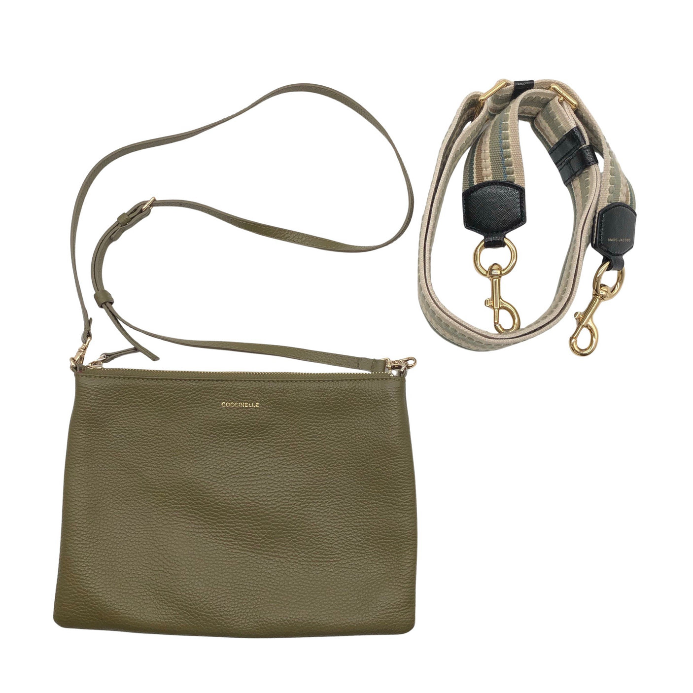 Unisex Coccinelle - Shoulder bag, size Midi - Green (1)