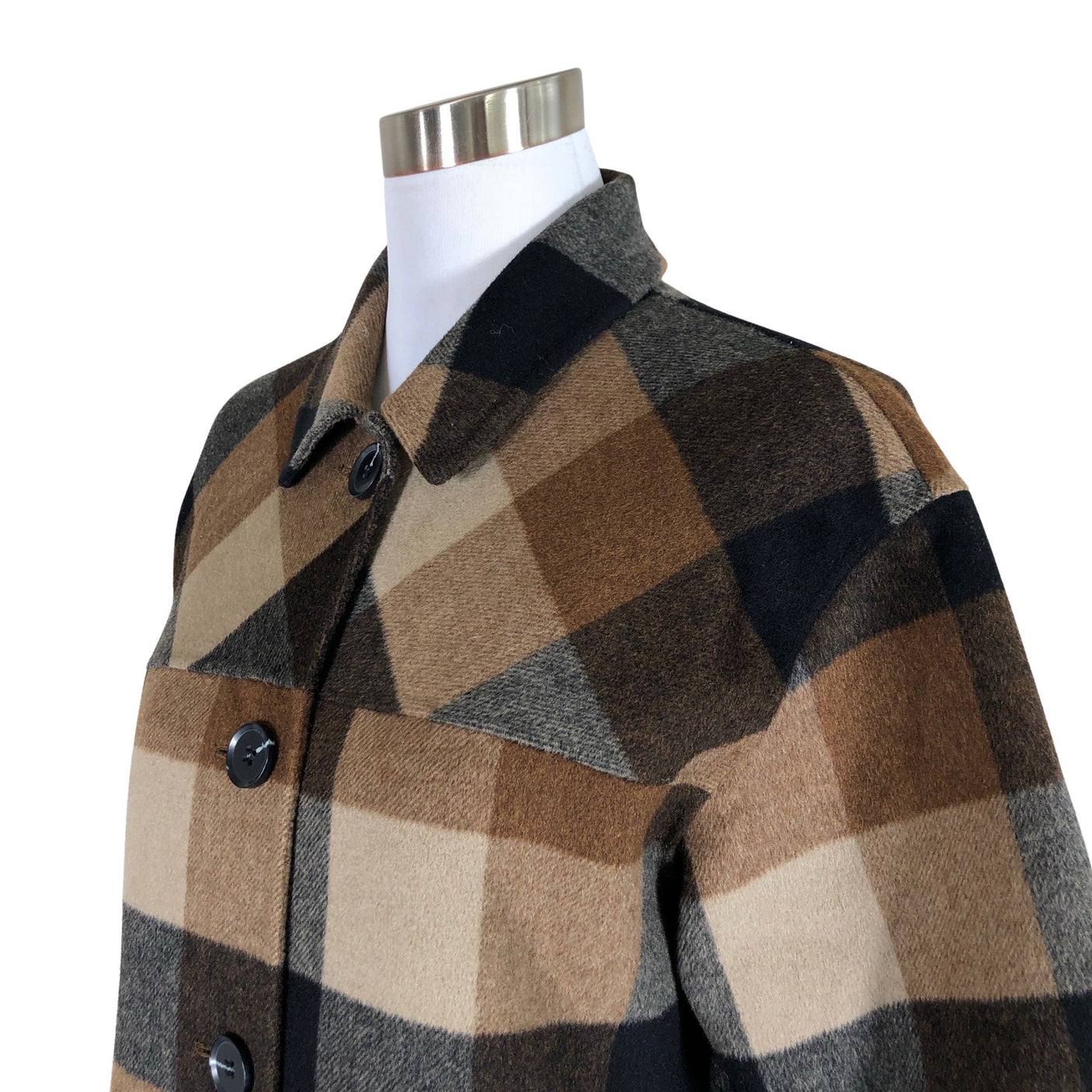 Unisex Nanso - Wool coat, size 34 - Brown (3)
