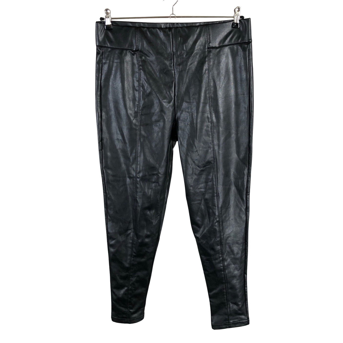 Unisex Marks&Spencer - Leather pants, size 44 - Black (1)