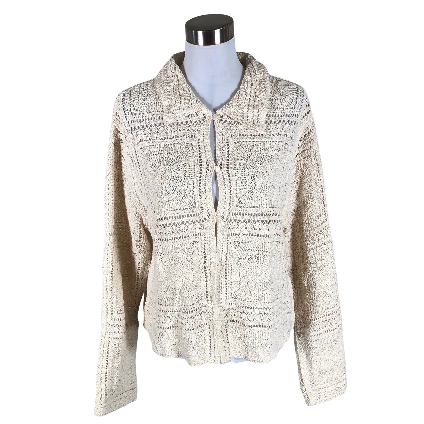 Unisex Wera - Cardigan, size 40 - Beige (1)