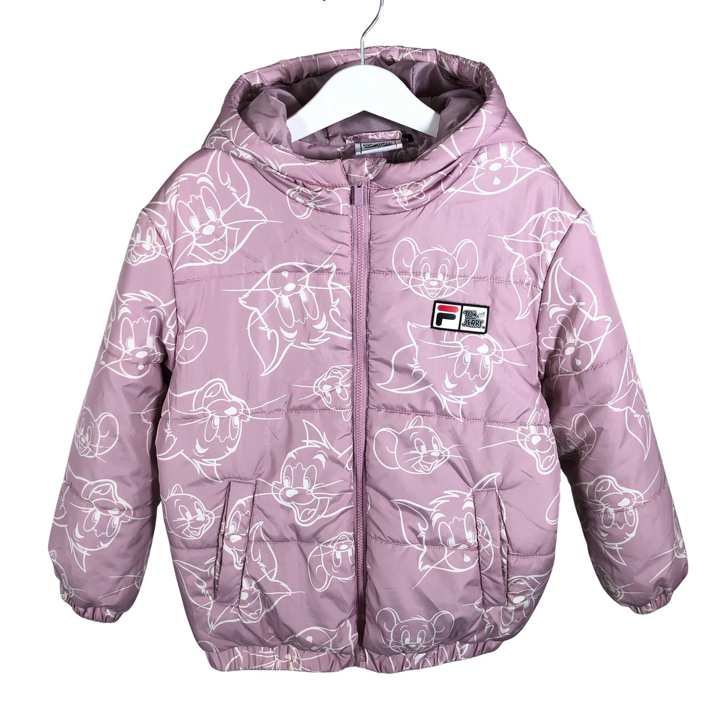Unisex Fila - Winter jacket, size 122 - 128 - Light pink (1)