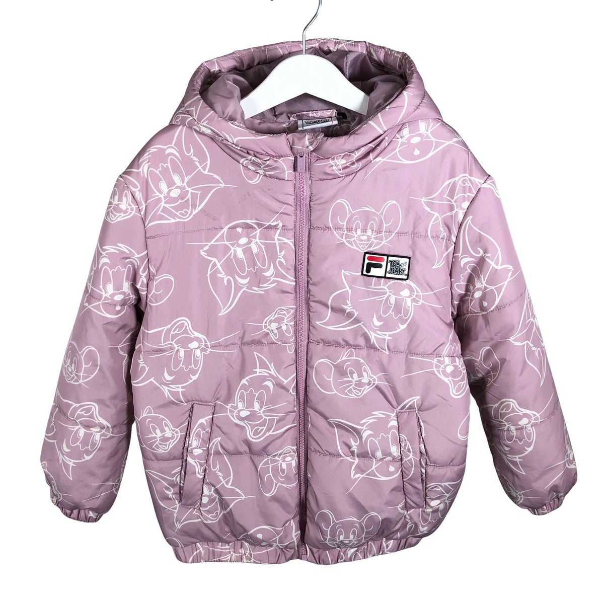 Unisex Fila - Winter jacket, size 122 - 128 - Light pink (1)