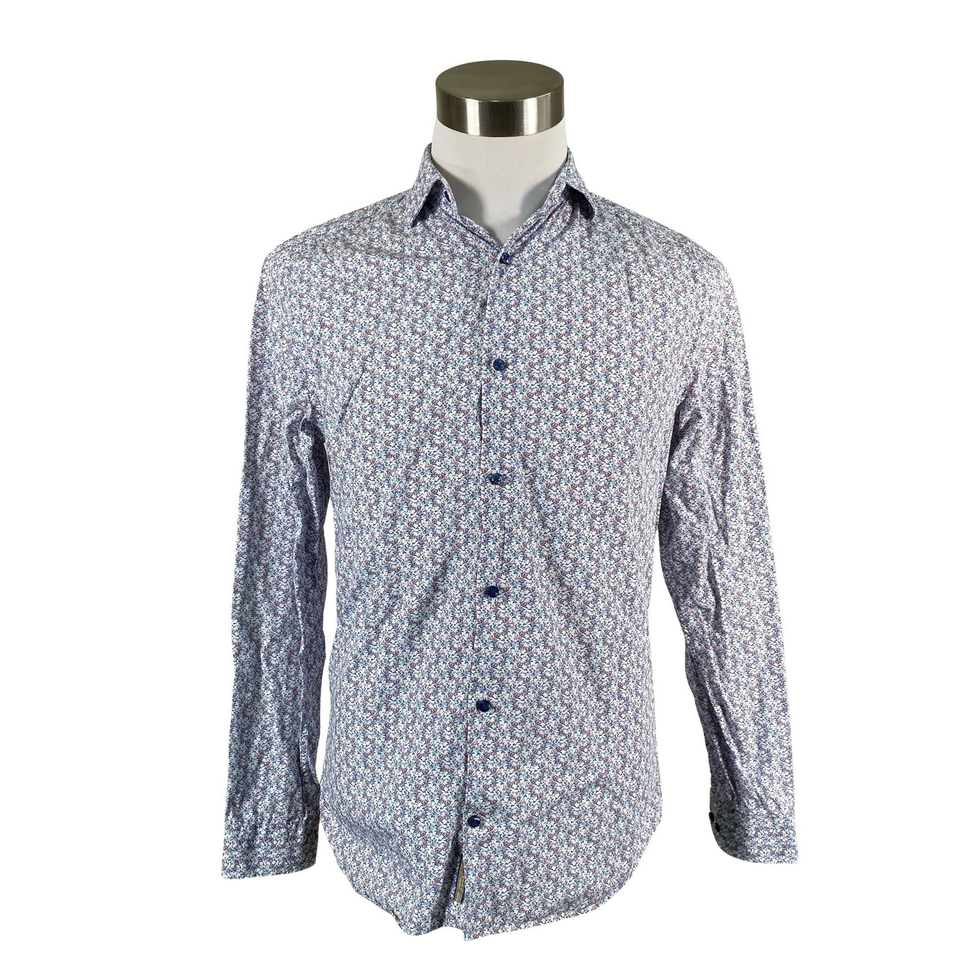 Unisex Riley - Collared shirt, size M - Blue (1)