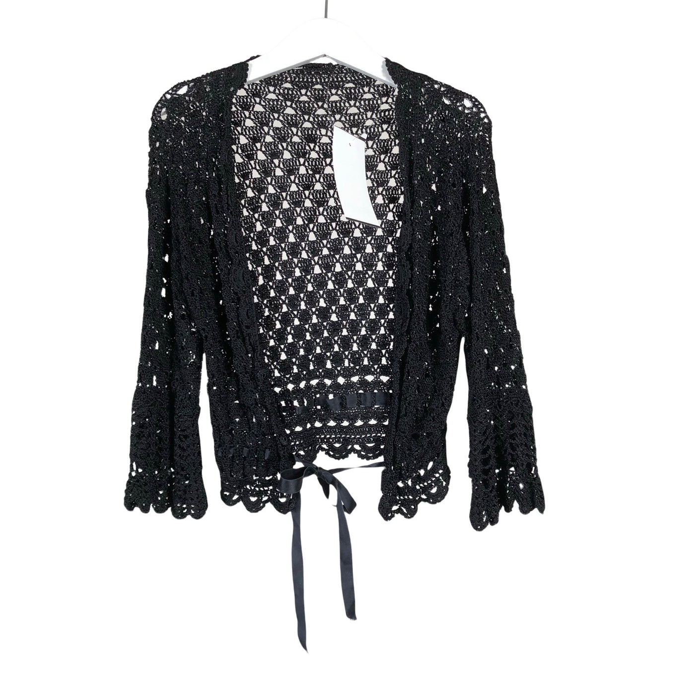 Unisex Handmade - Cardigan, size 134 - 140 - Black (1)