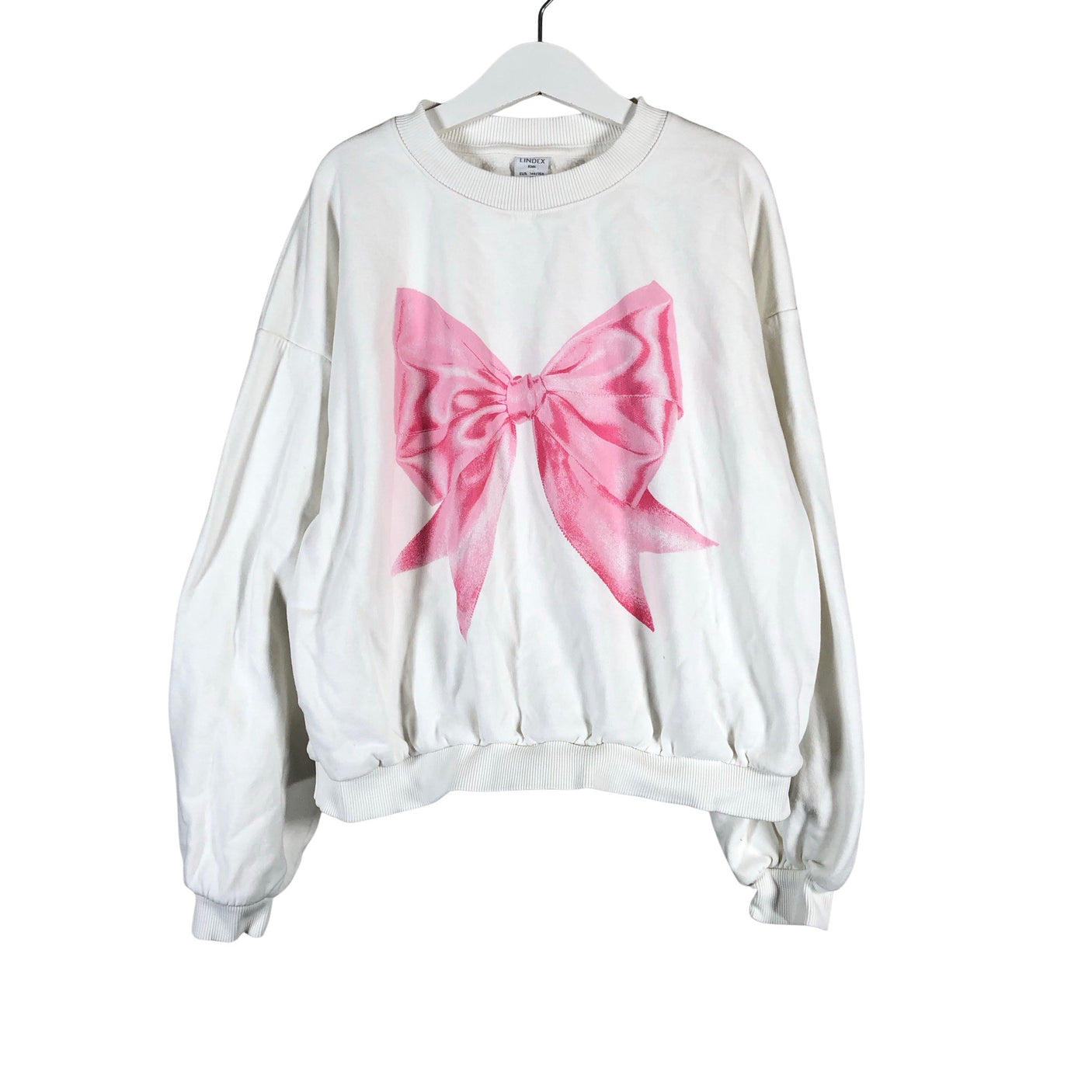 Unisex Lindex - Sweatshirt, size 146 - 152 - Natural white (1)