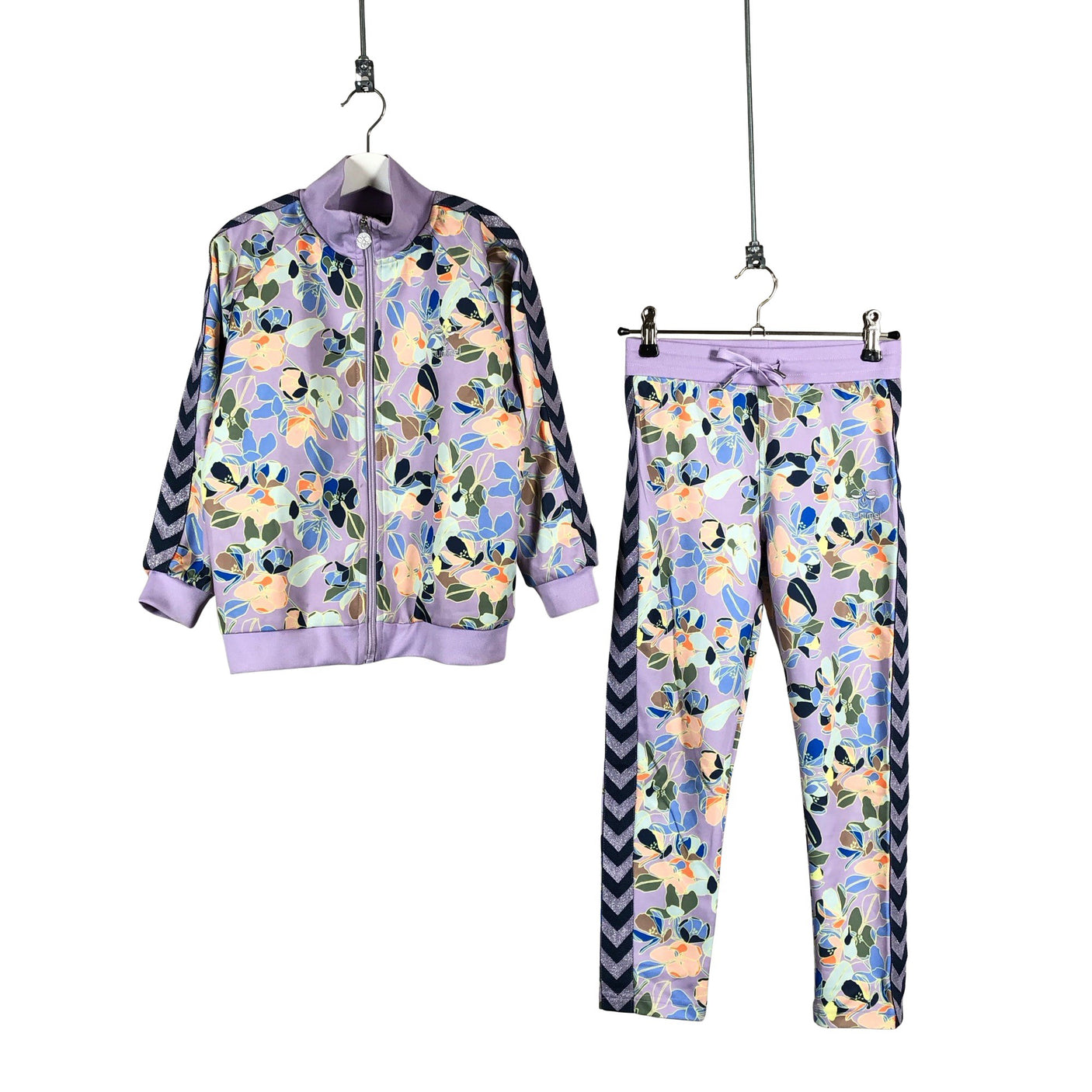 Unisex Hummel - Track jacket, size 122 - 128 - Violet (1)