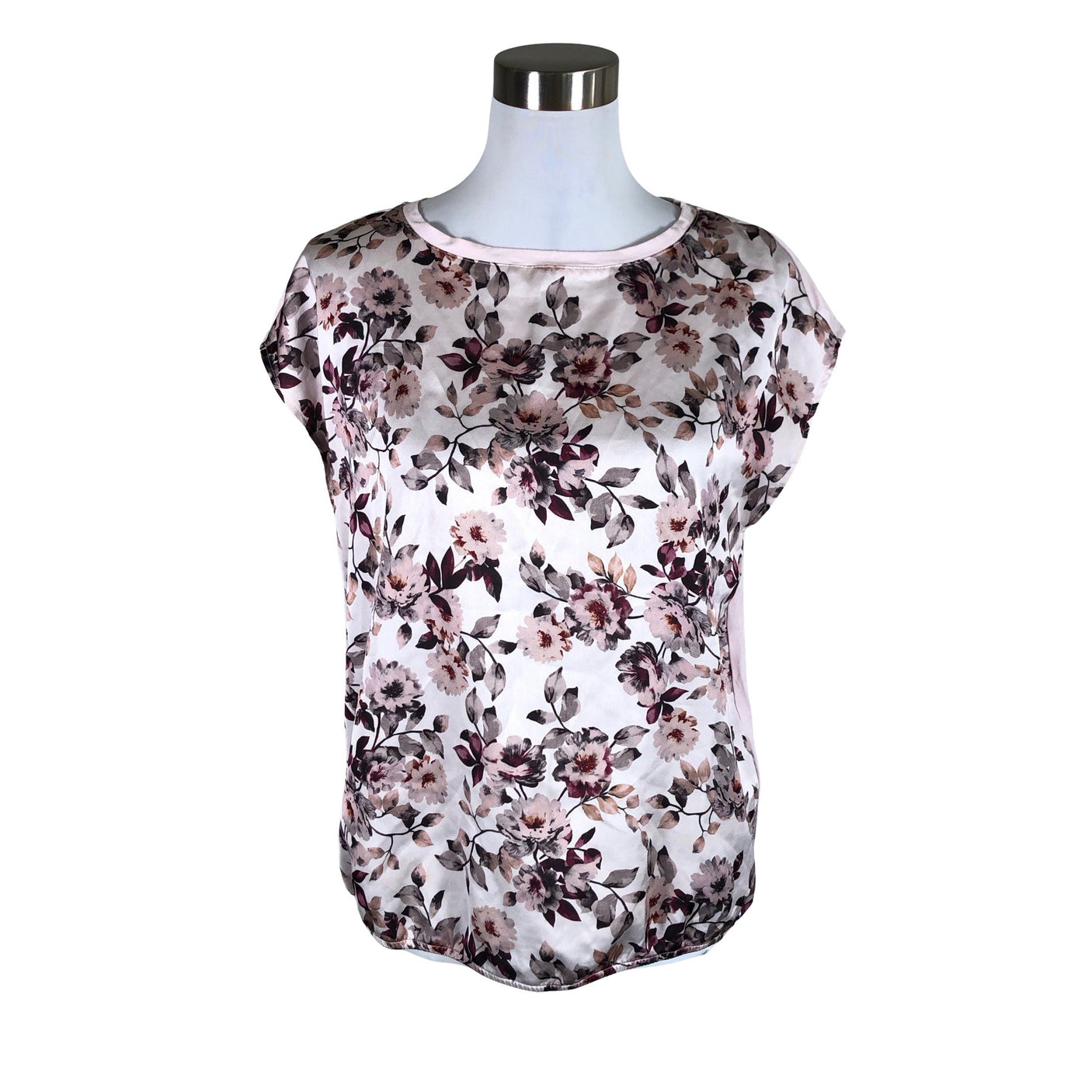 Unisex Ril's - Short-sleeved blouse, size 38 - Light pink (1)
