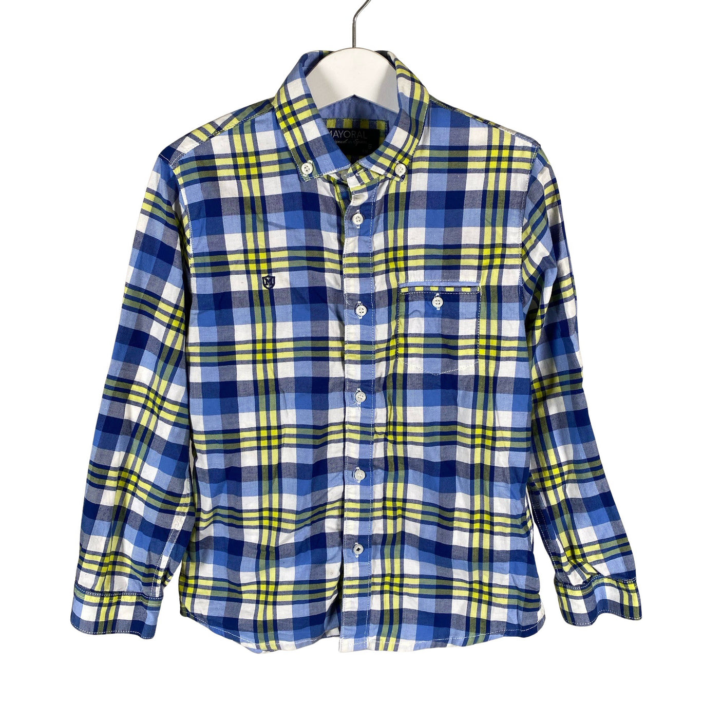 Unisex Mayoral - Collared shirt, size 110 - 116 - Blue (1)