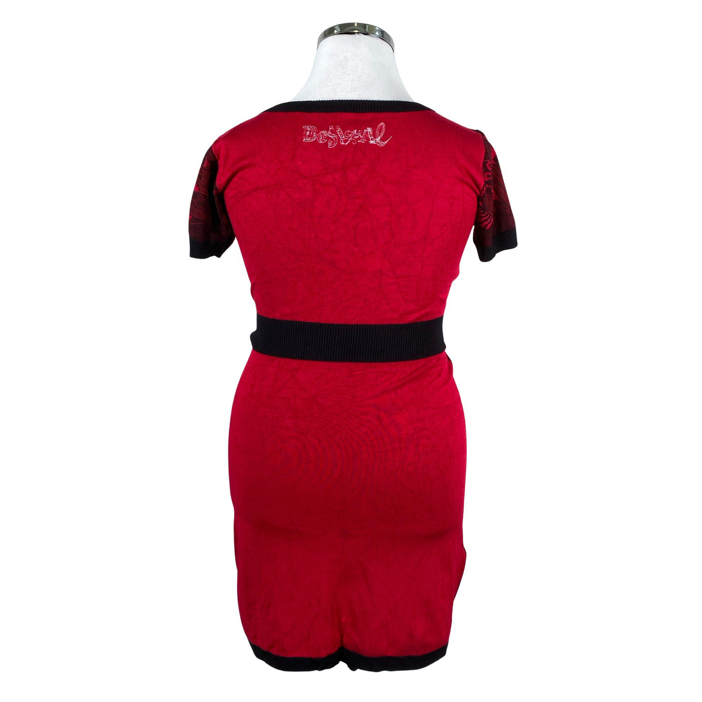 Unisex Desigual - Knit dress, size 42 - Red (2)