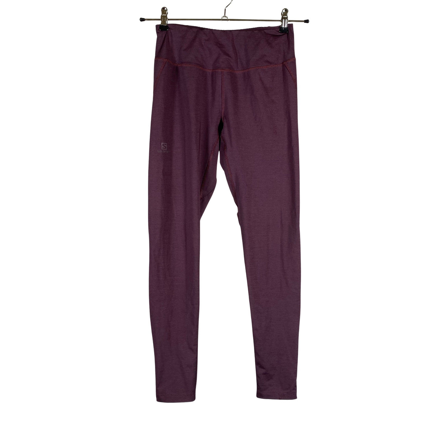 Unisex Salomon - Sports tights, size 36 - Wine red (1)