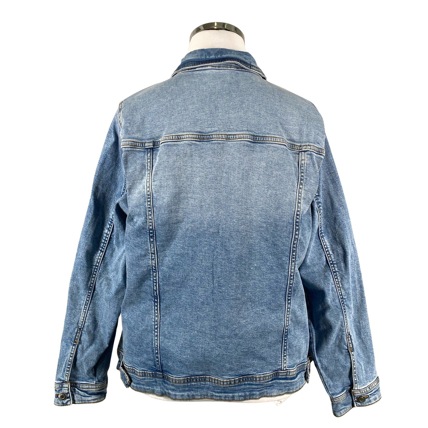 Unisex Zizzi - Denim jacket, size 48 - Light blue (2)
