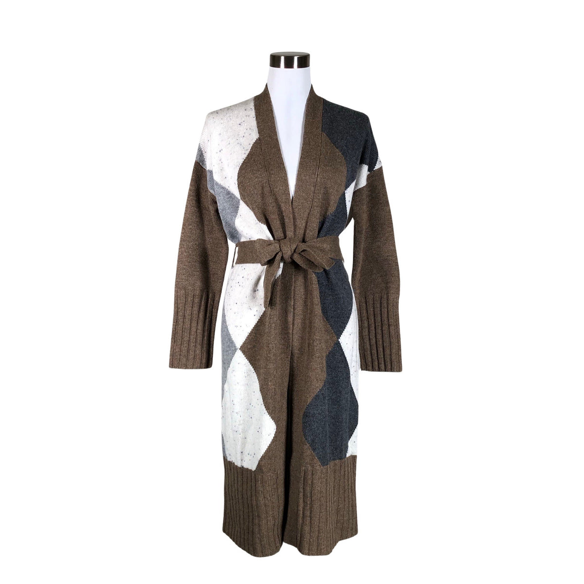 Unisex InWear - Cardigan, size 36 - Brown (1)