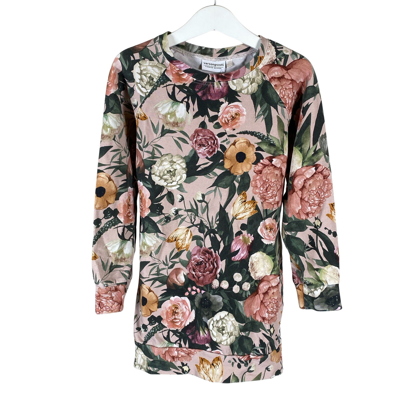Unisex Versonpuoti - Sweatshirt dress, size 128 - 134 - Light pink (1)