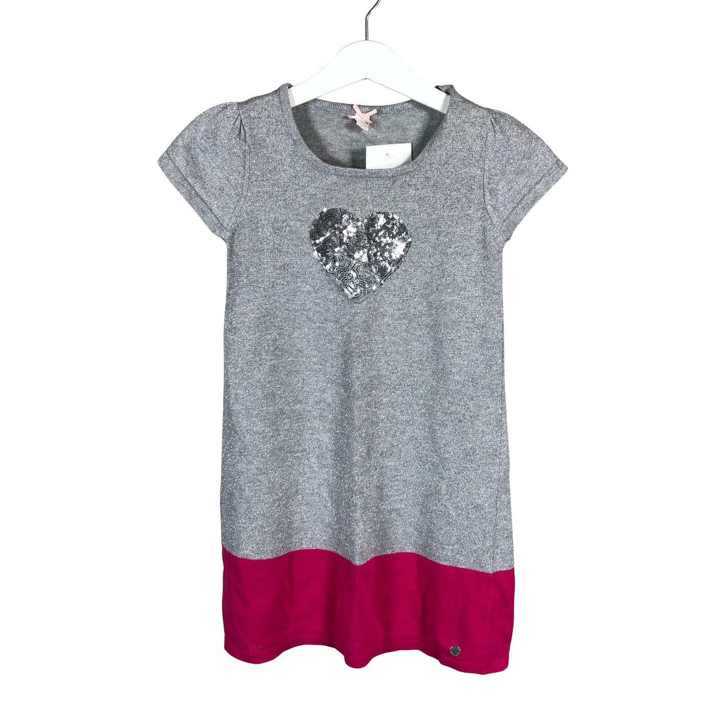 Unisex Esprit - Knit dress, size 116 - 122 - Silver (1)