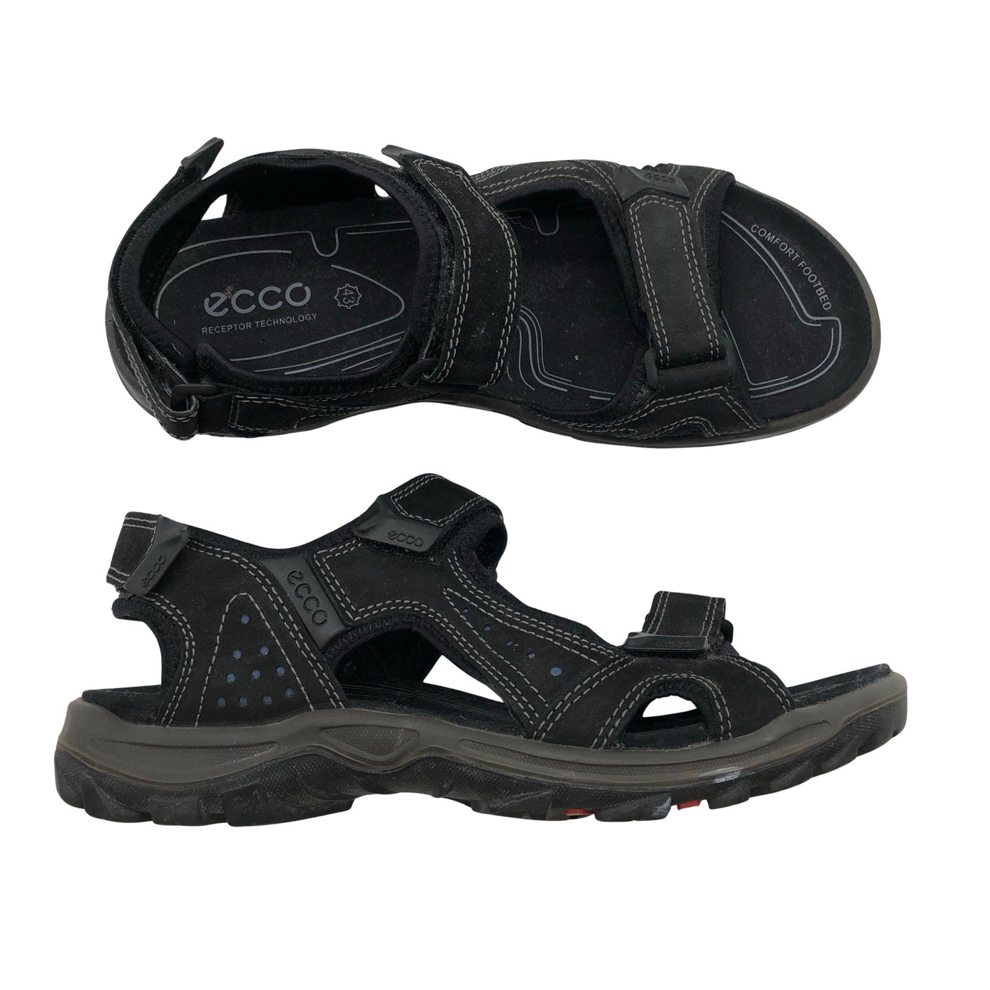 Unisex Ecco - Sports sandals, size 43 - Black (1)