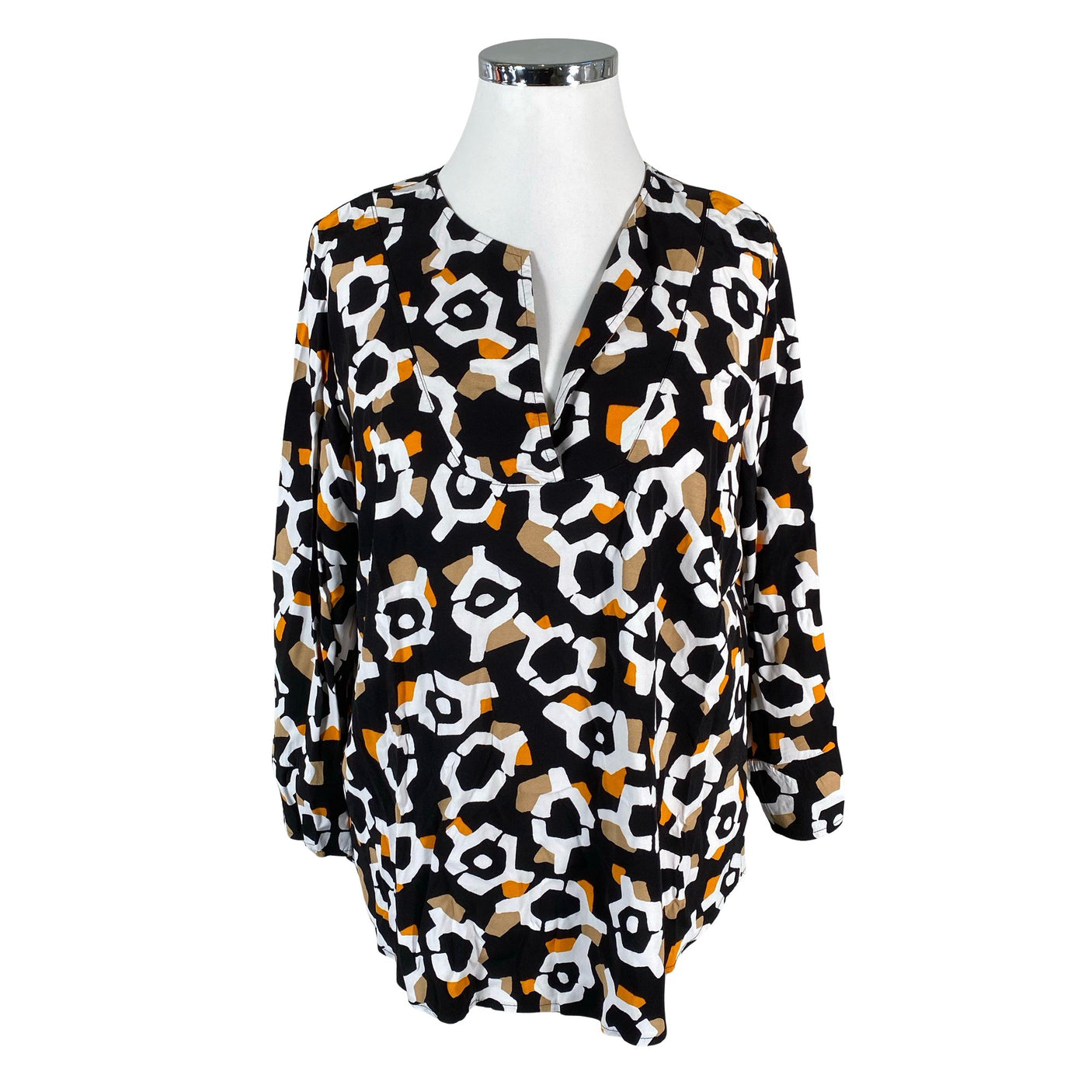 Unisex Voglia - Schiffon tunic, size 48 - Black (1)