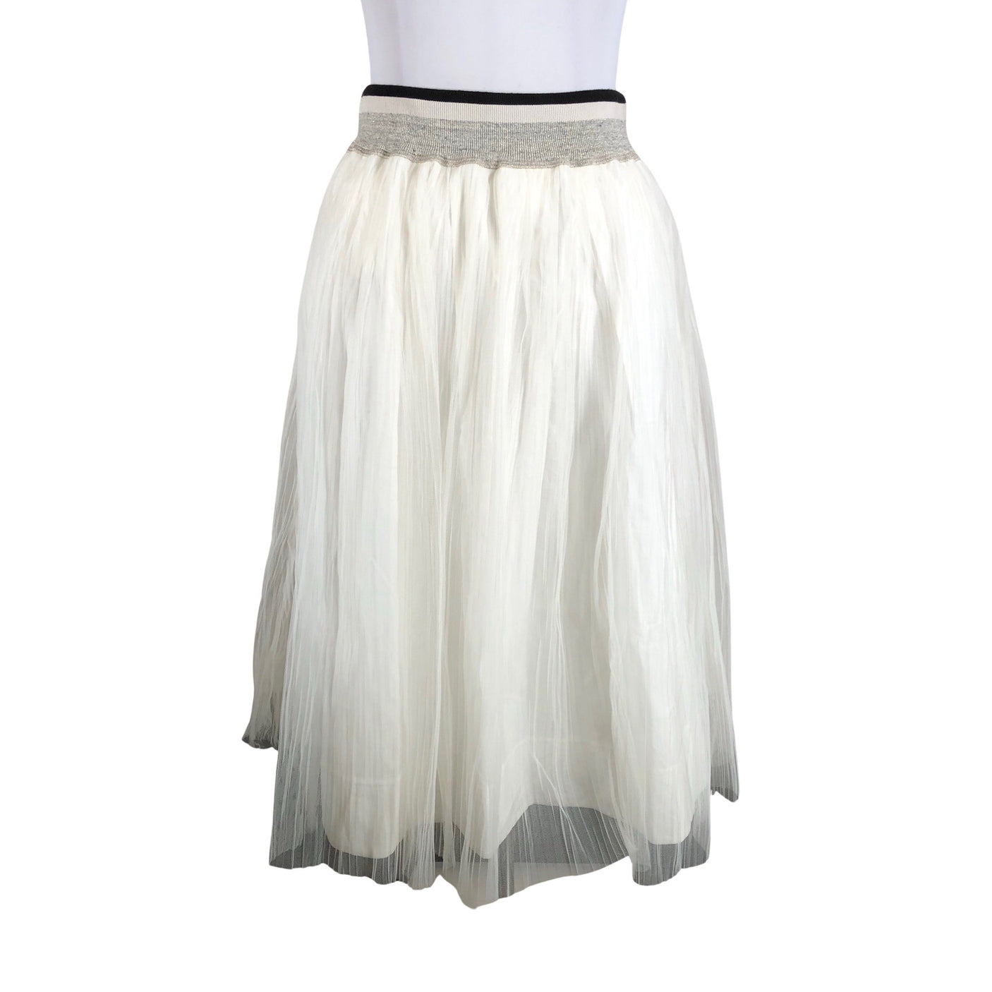 Unisex Brunello Cucinelli - Tulle skirt, size 34 - Natural white (2)