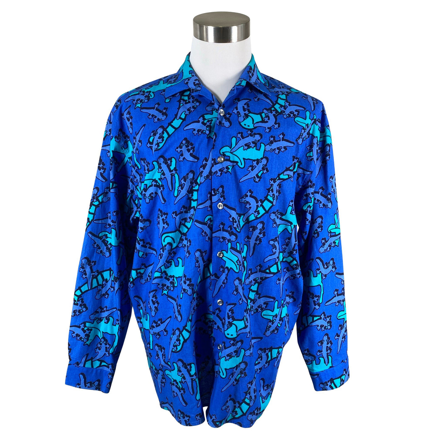 Unisex Marimekko - Collared shirt, size L - Blue (1)