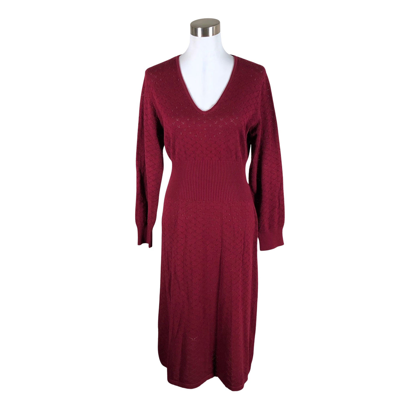 Unisex Nanso - Knit dress, size 38 - Wine red (1)