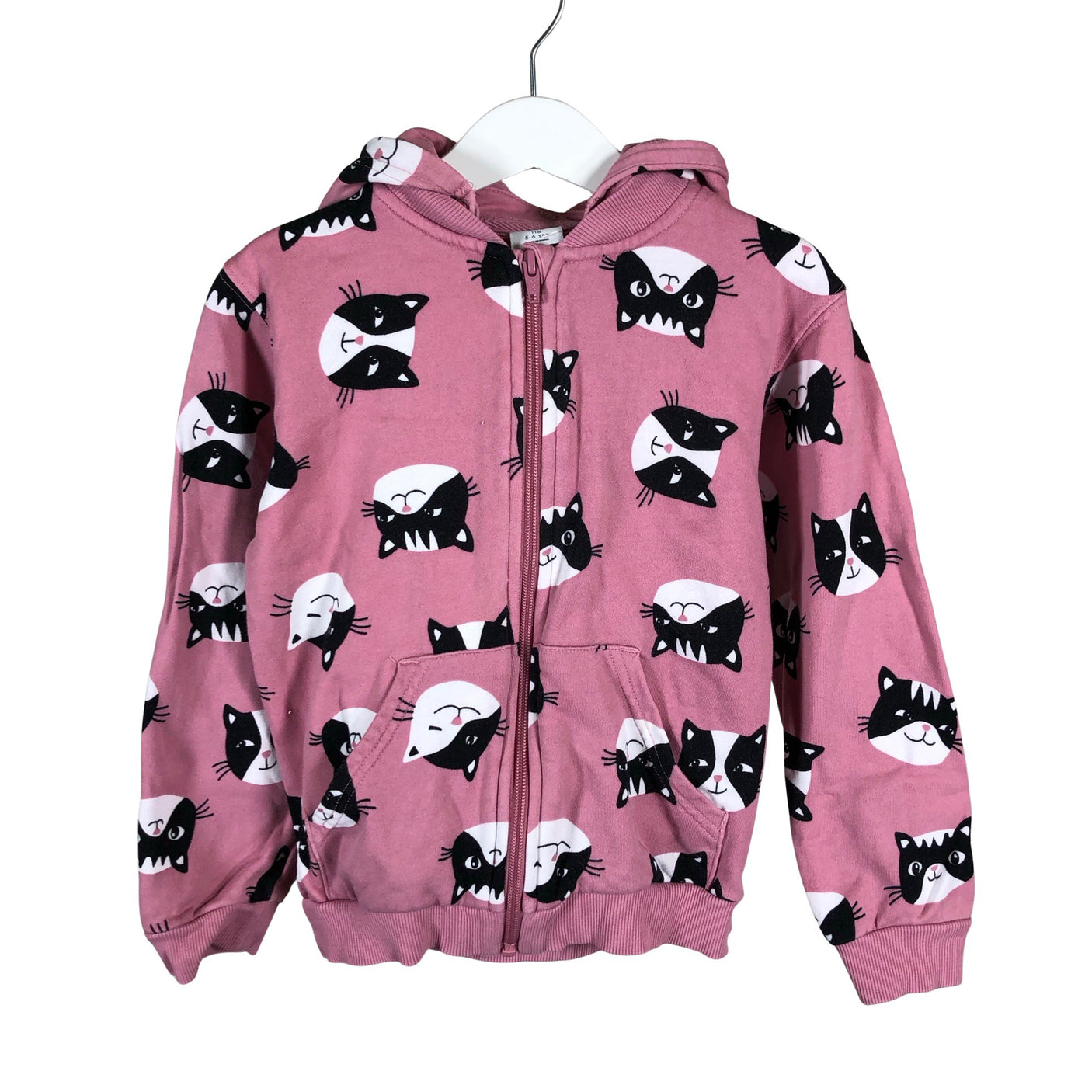 Unisex Polarn O. Pyret - Hoodie, size 110 - 116 - Pink (1)