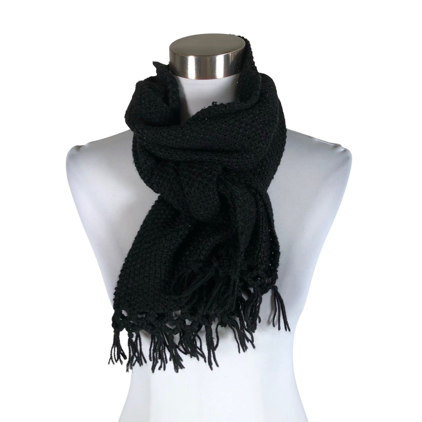 Unisex Handmade - Scarf, size Maxi - Black (1)