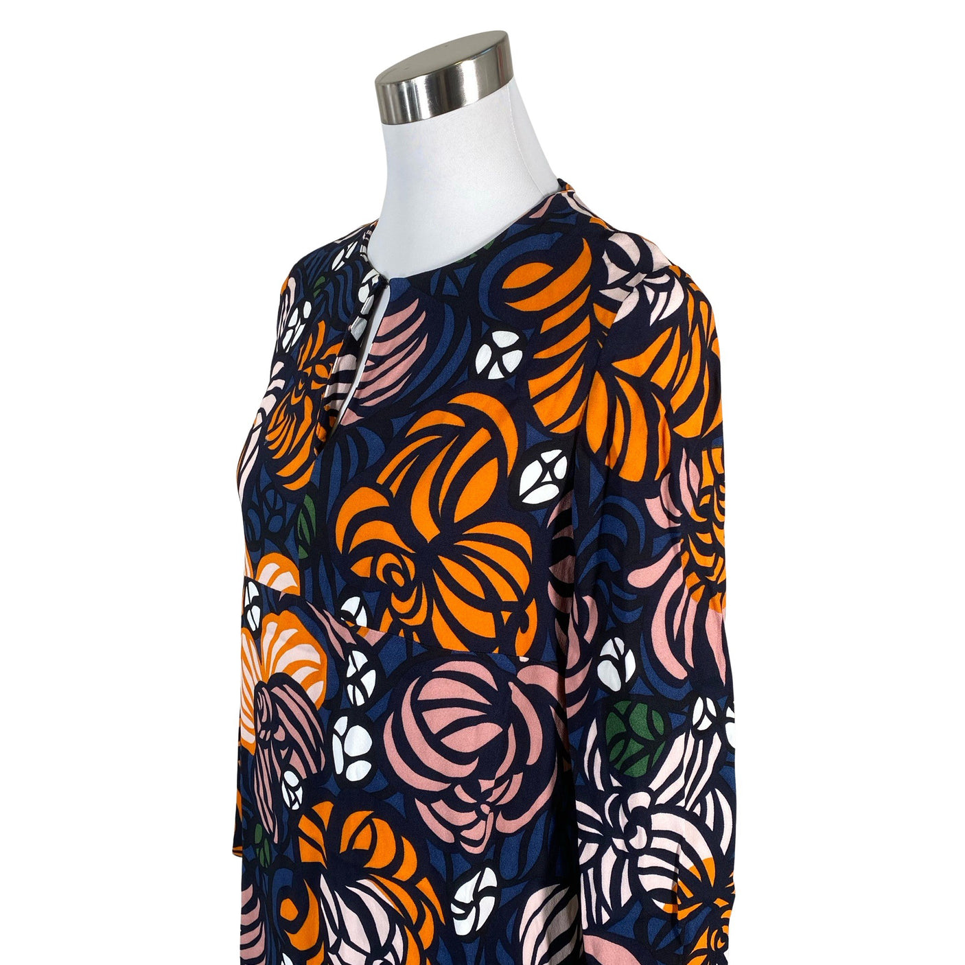 Unisex Marimekko - Schiffon dress, size 38 - Blue (3)