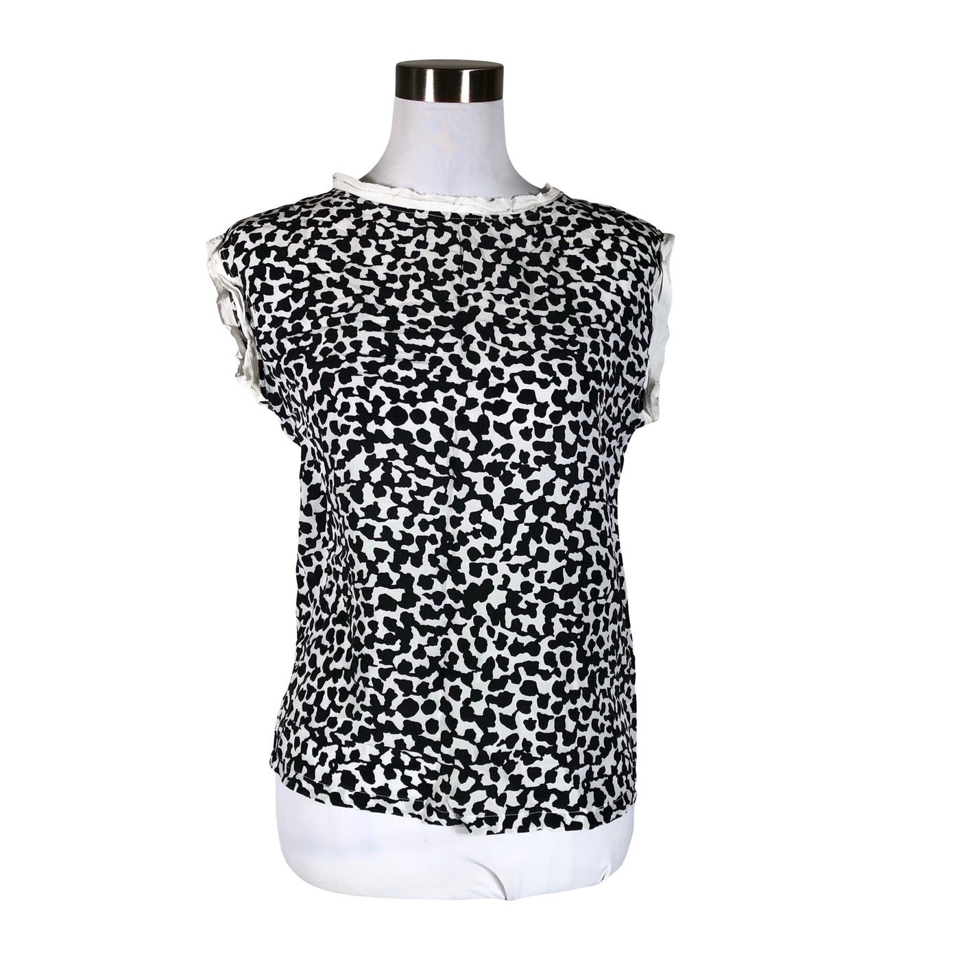 Unisex Part two - Short-sleeved blouse, size 34 - Gray (1)