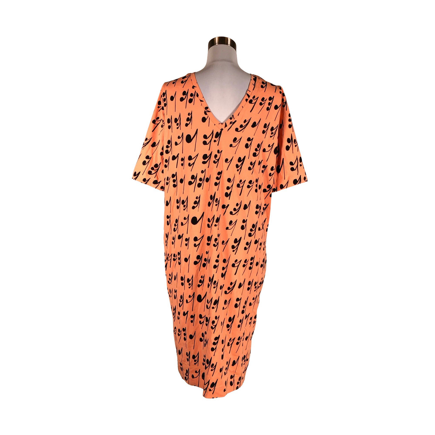 Unisex Papu - Tricot dress, size 36 - Orange (2)