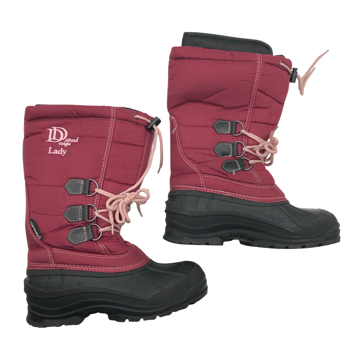 Unisex DePaul Design ThermoMate Lady - Winter shoes, size 38 - Wine red (1)