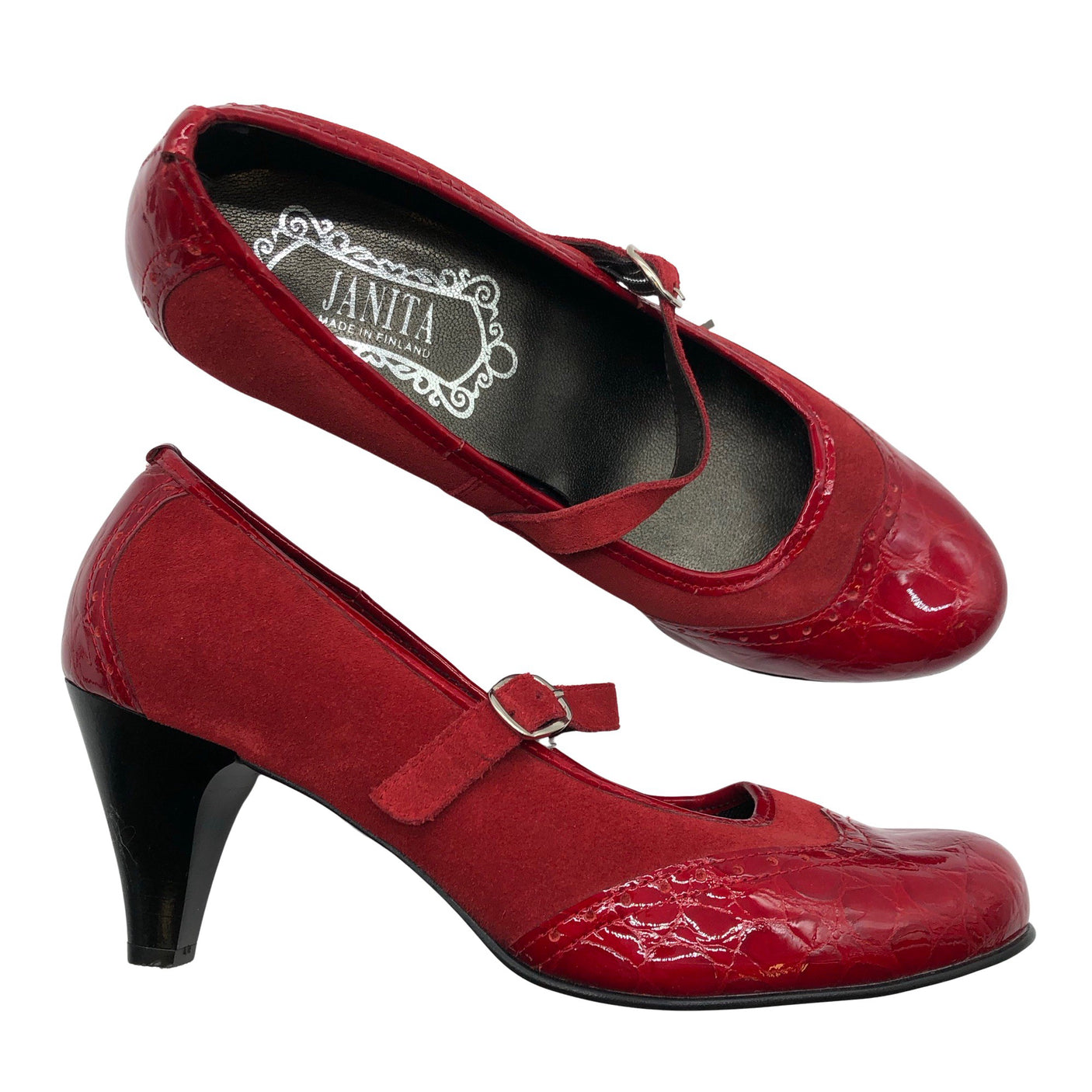 Unisex Janita - High heels, size 40 - Red (1)