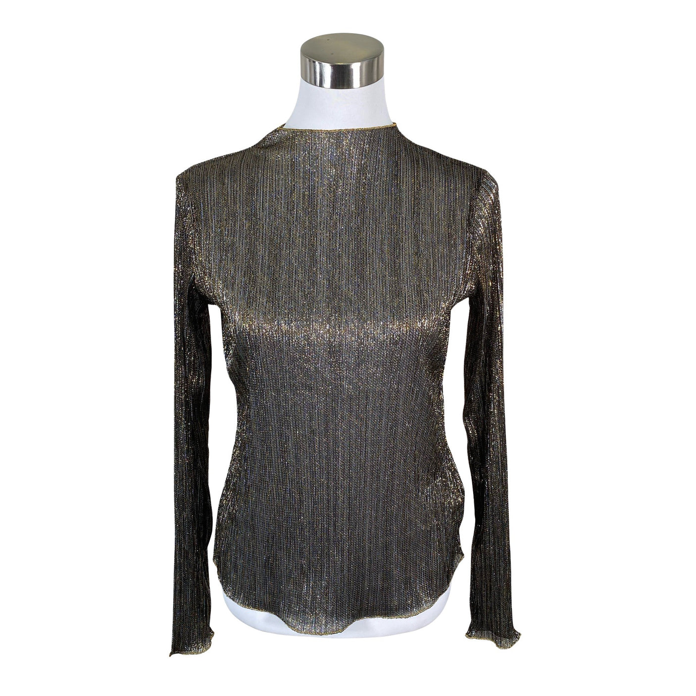 Unisex &Other Stories - Party shirt, size 38 - Gold (1)