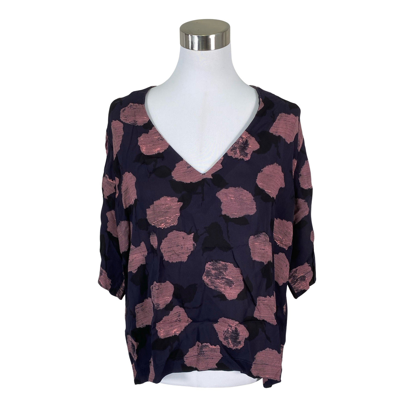 Unisex Samsoe&Samsoe - Short-sleeved blouse, size 40 - Blue (1)