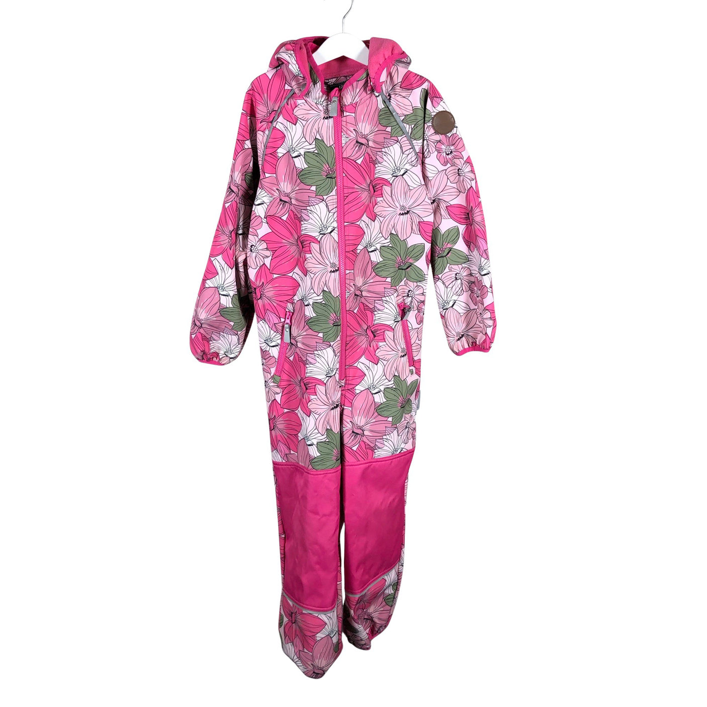 Unisex Jonathan - Soft shell jumpsuit, size 122 - 128 - Pink (1)