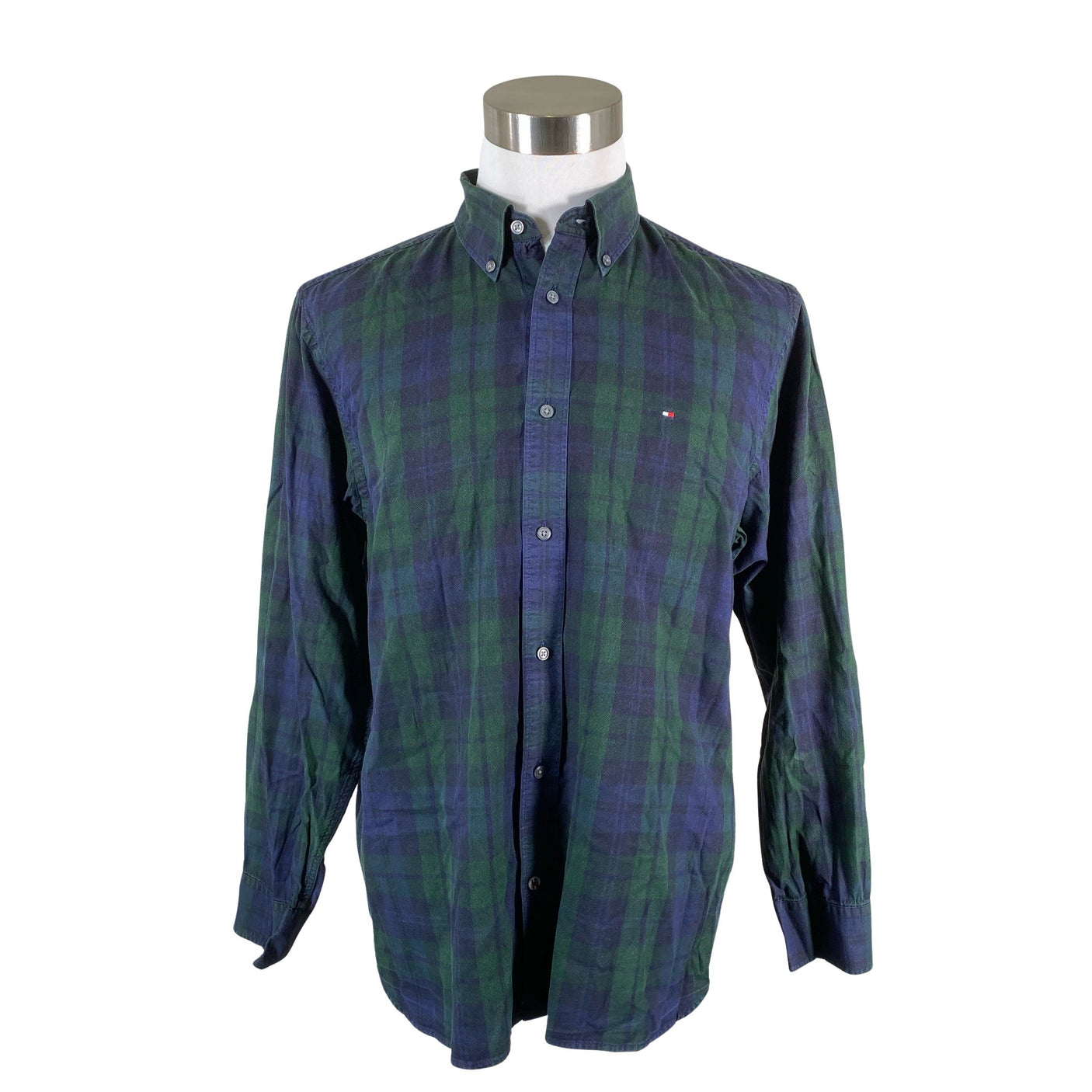 Unisex Tommy Hilfiger - Collared shirt, size XL - Green (1)