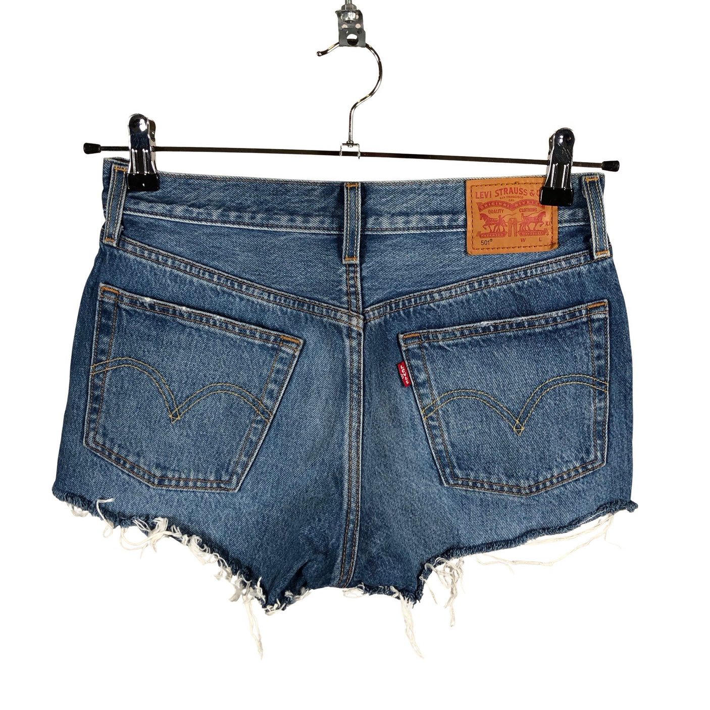 Unisex Levi's - Denim shorts, size W26 - Blue (2)