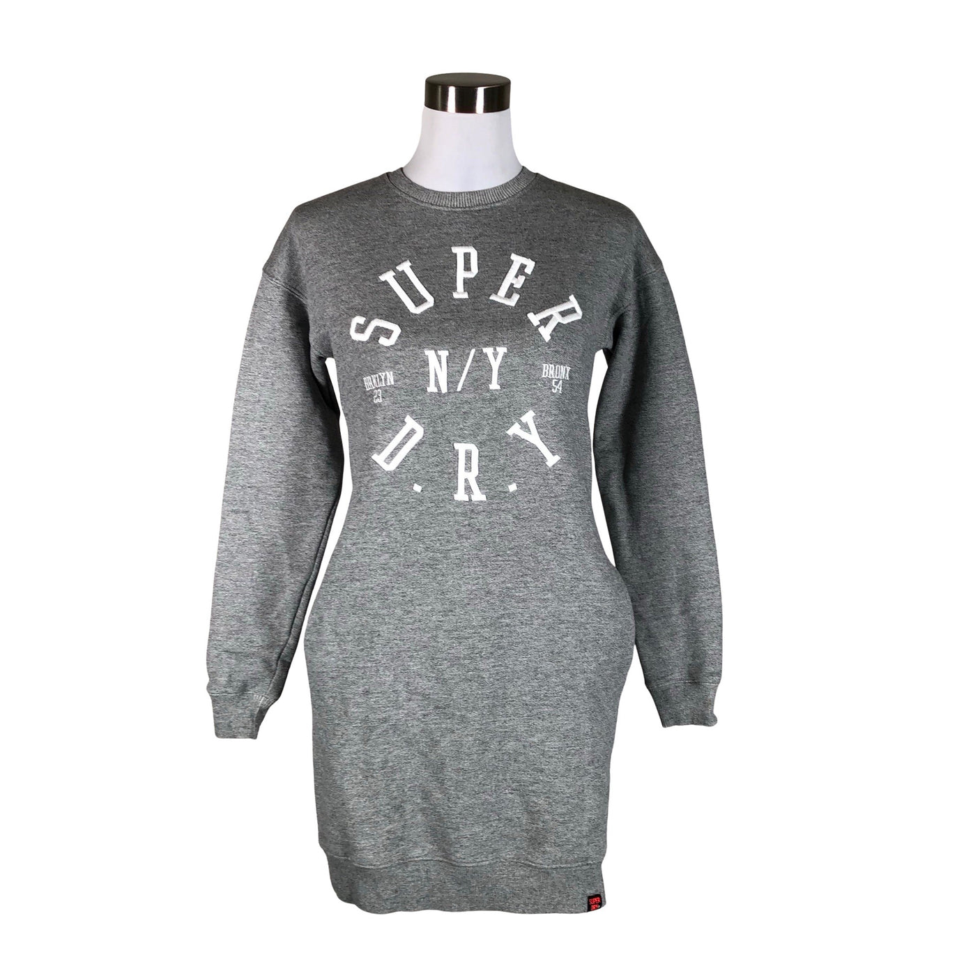 Unisex Superdry - Sweatshirt dress, size 34 - Gray (1)